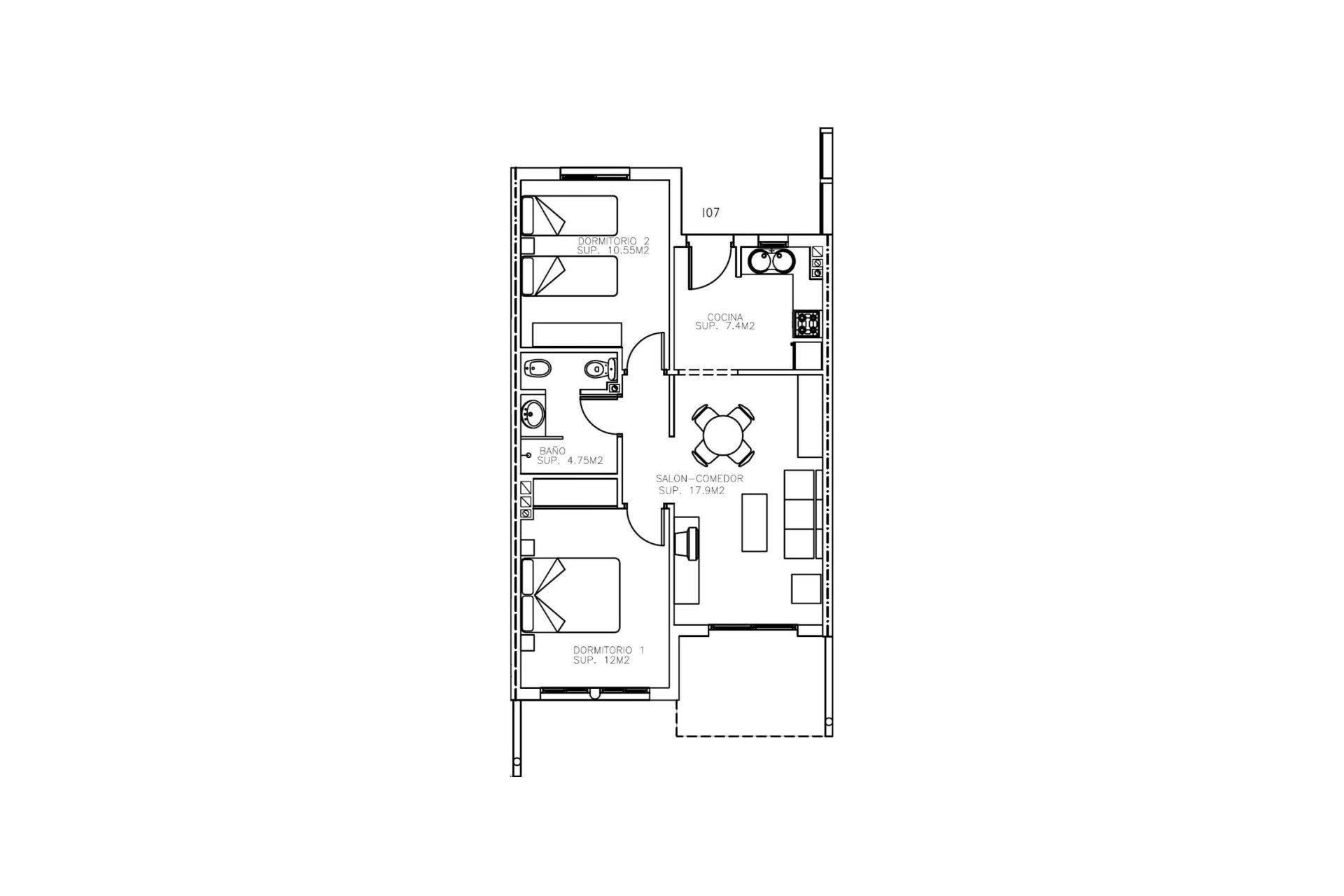 New Build - Apartment  -
Aguilas - Collados