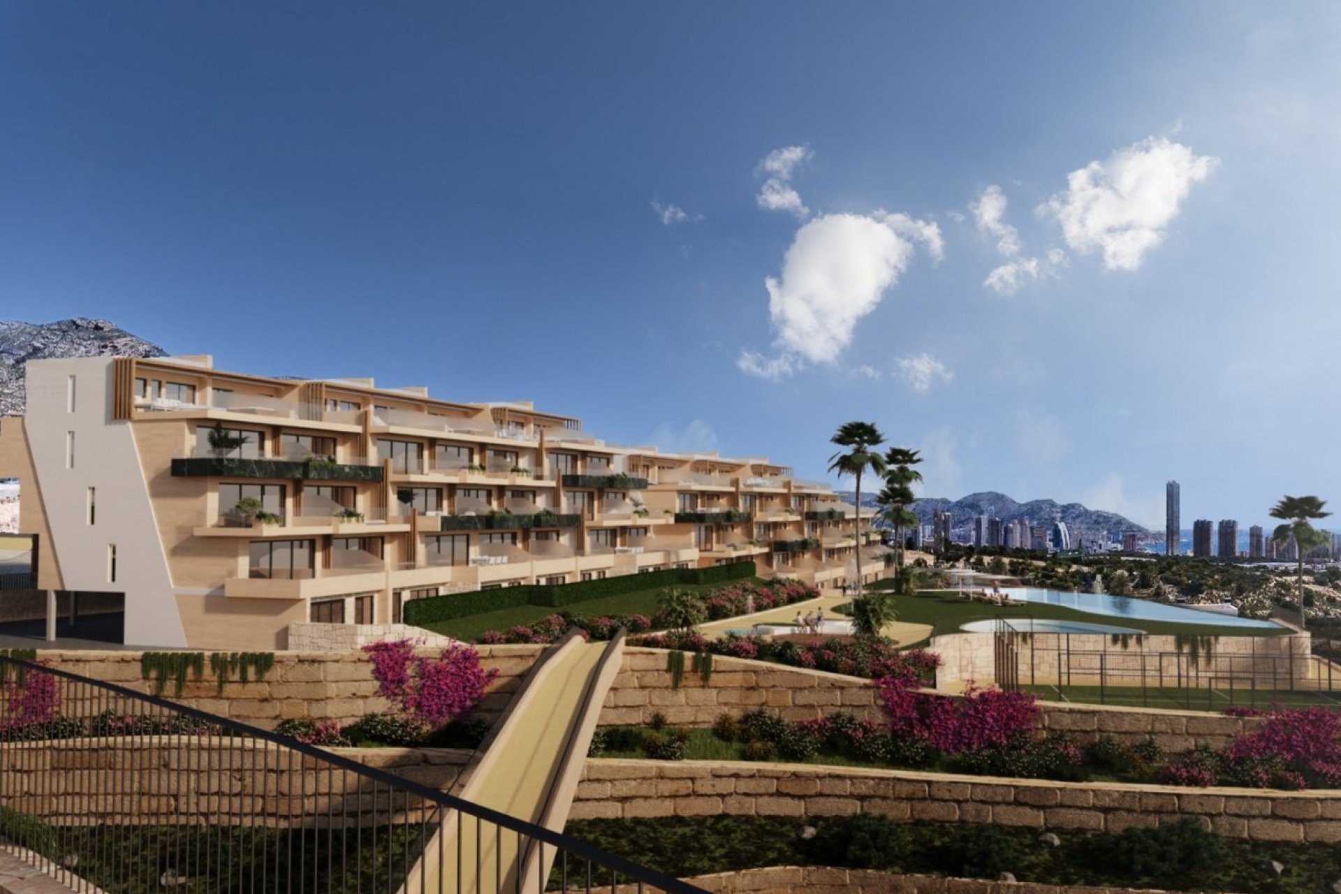 New Build - Apartment / flat -
Finestrat - Camporrosso Village