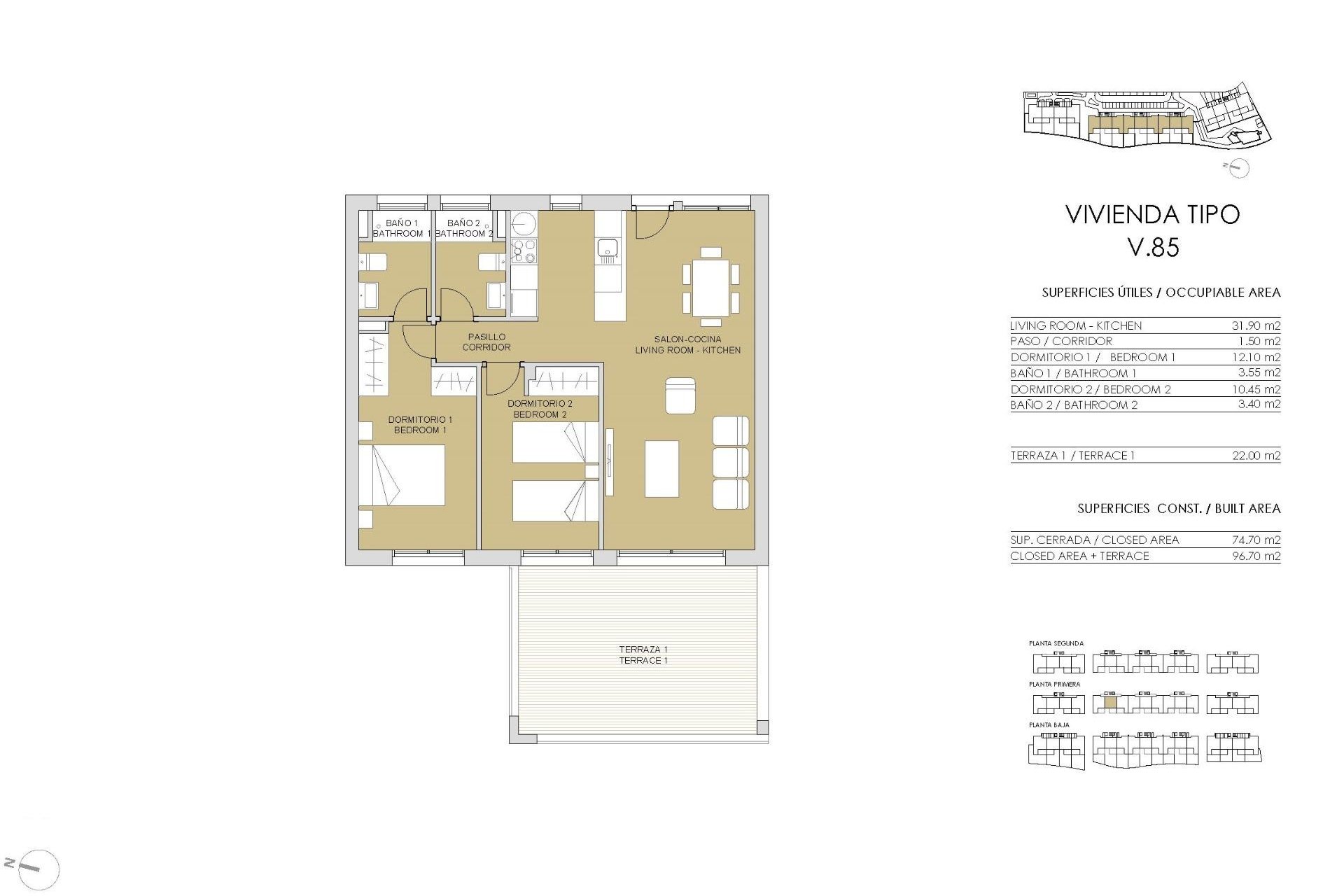 New Build - Apartment / flat -
Pilar de la Horadada - Lo Romero Golf