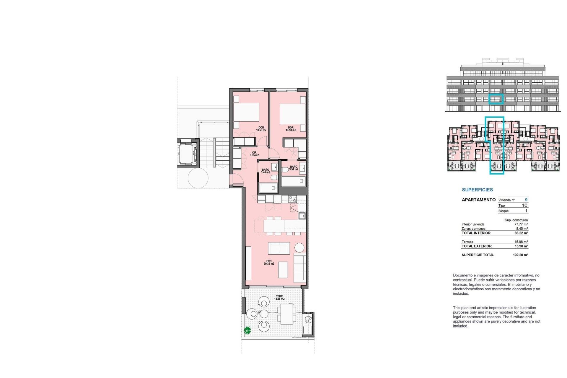 New Build - Apartment / flat -
Torre Pacheco - Santa Rosalia Lake and Life Resort