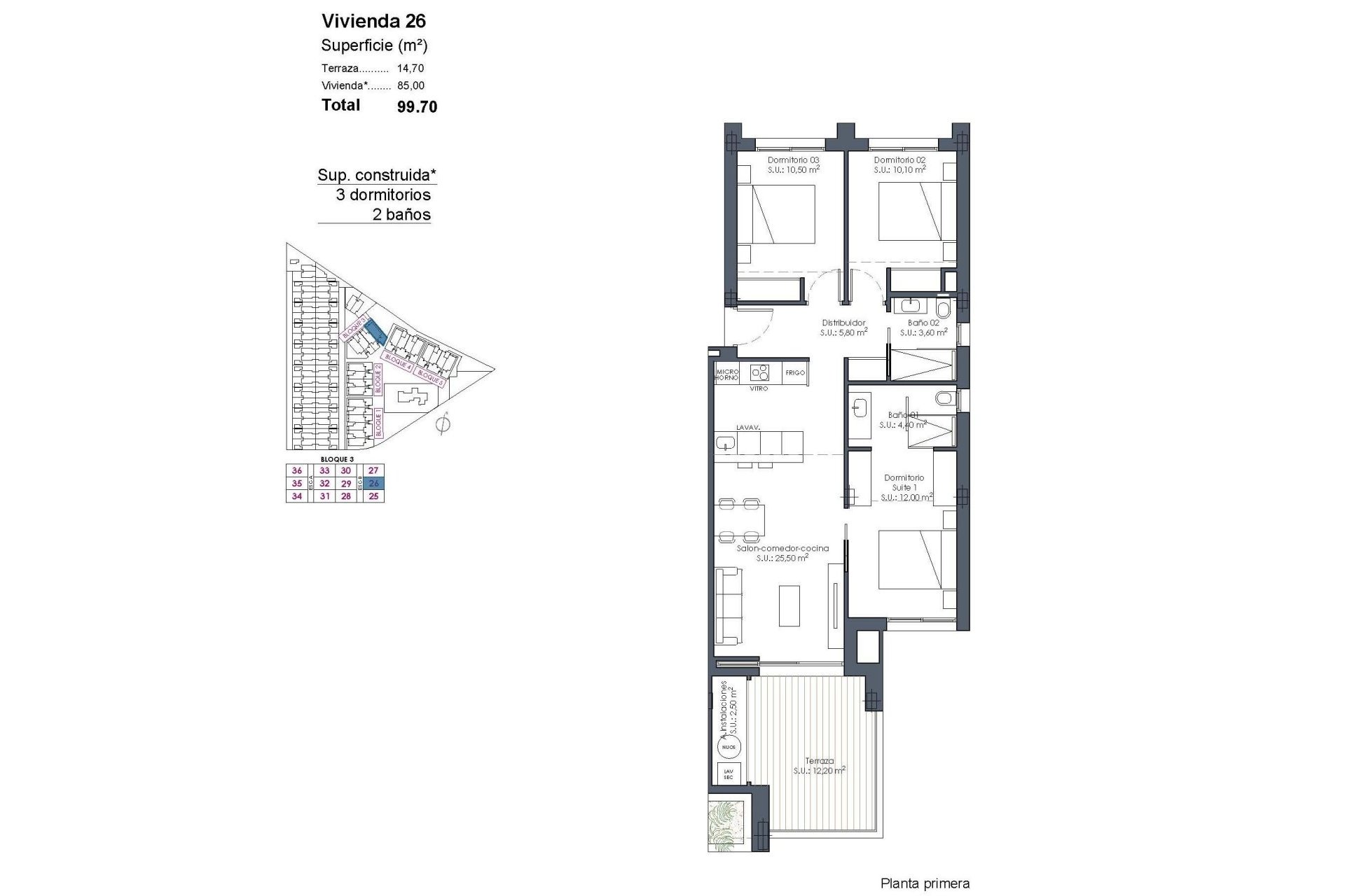 New Build - Apartment  -
Los Alcazares - Serena Golf