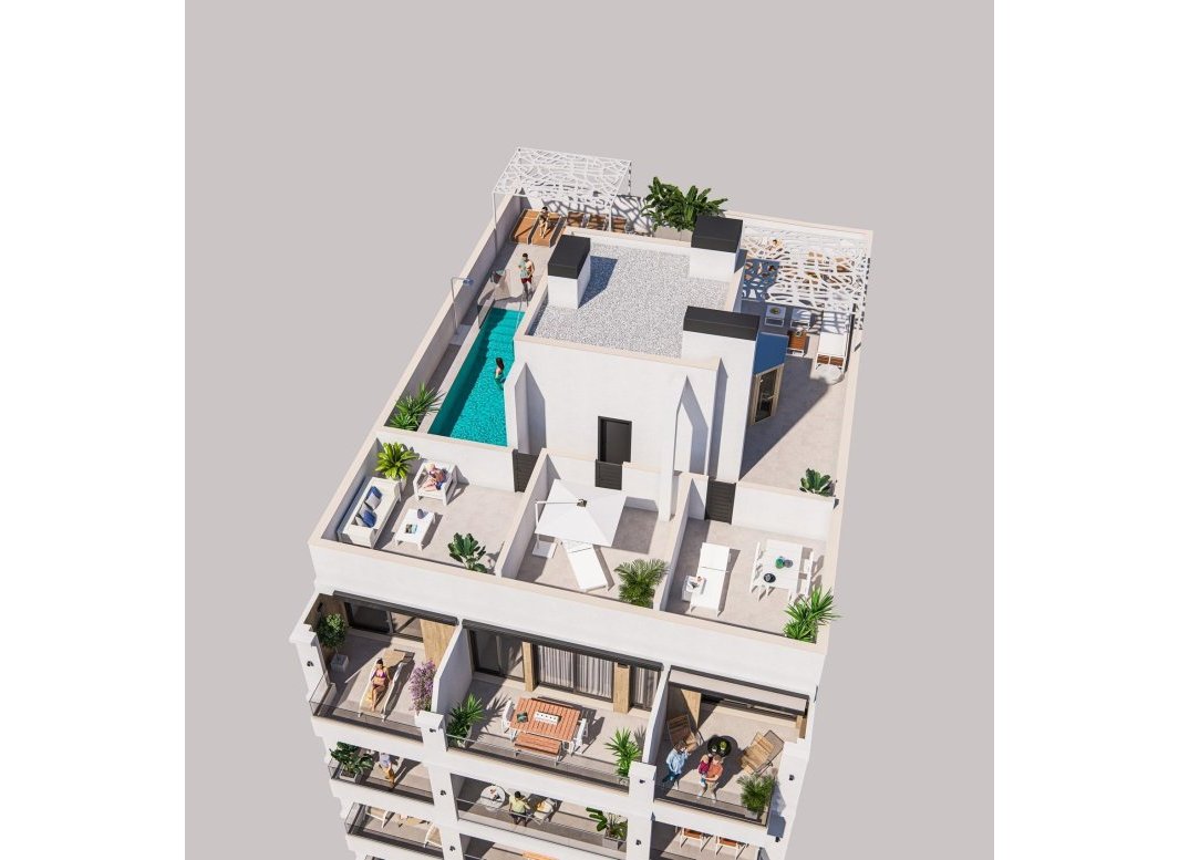 New Build - Apartment  -
Torrevieja - Playa de El Cura