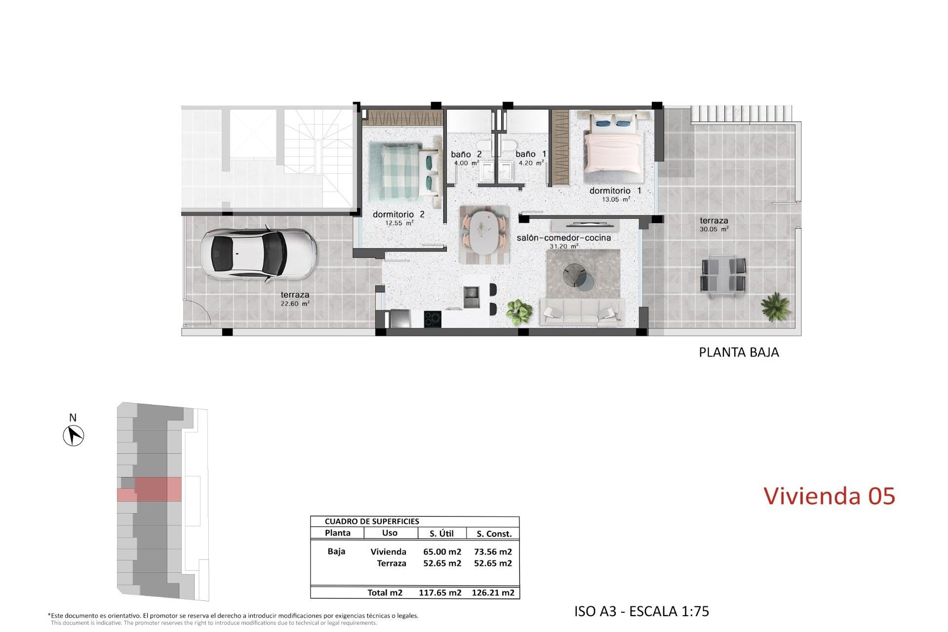 New Build - Bungalow -
Pilar de la Horadada - pueblo