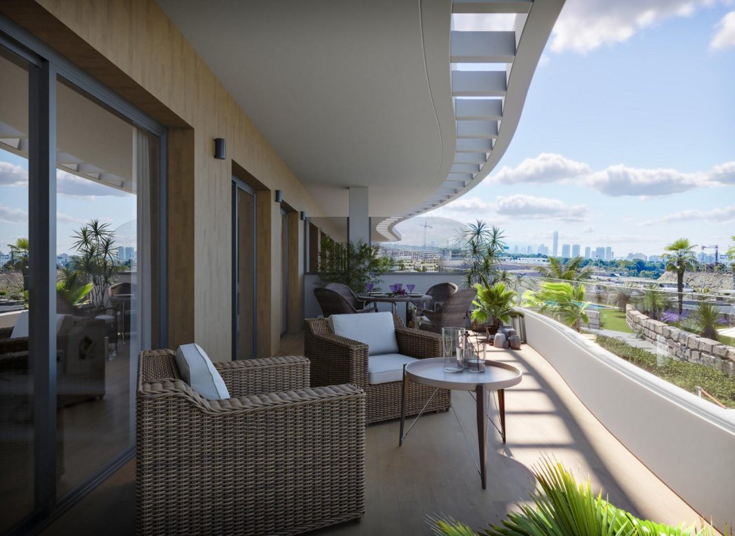 New Build - Ground floor apartment -
Finestrat - Campana Garden