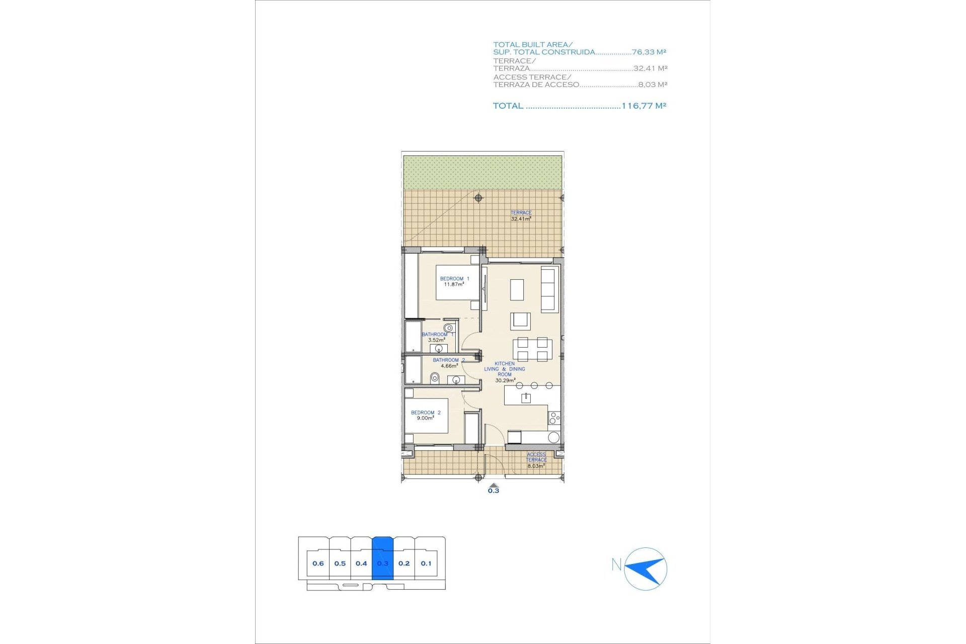 New Build - Ground floor apartment -
Los Alcazares - Serena Golf