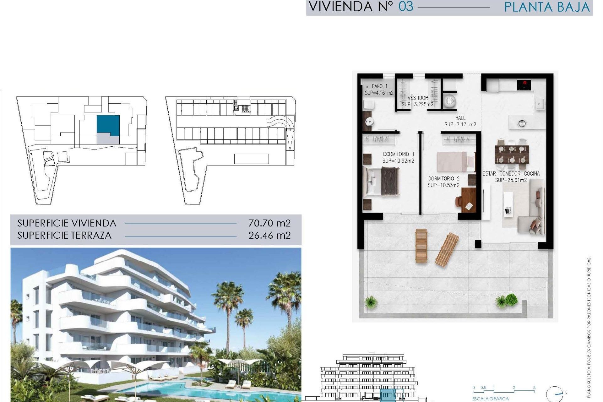 New Build - Ground floor apartment -
Pilar de la Horadada - Mil Palmeras
