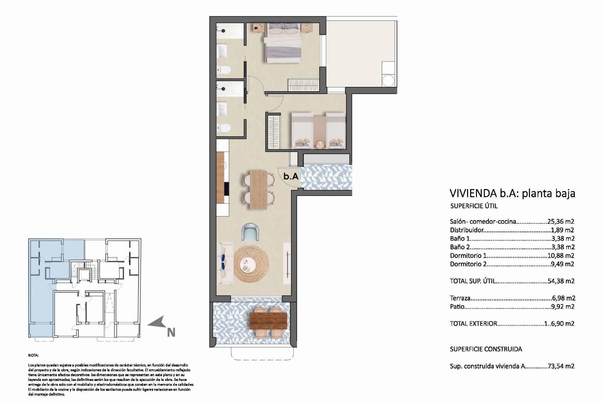 New Build - Ground floor apartment -
Pilar de la Horadada - Torre De La Horadada