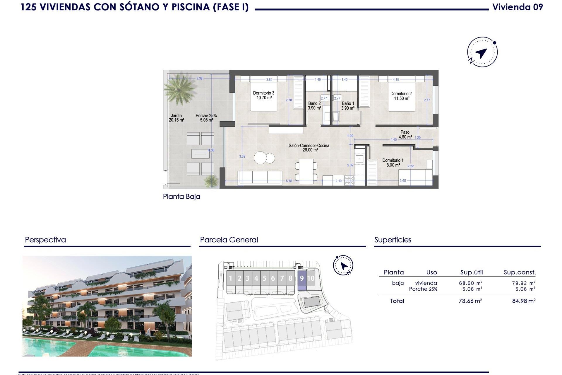 New Build - Ground floor apartment -
San Javier - Santiago De La Ribera