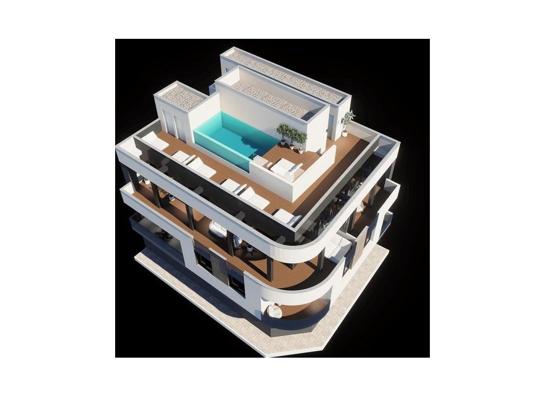 New Build - Ground floor apartment -
Torrevieja - Centro