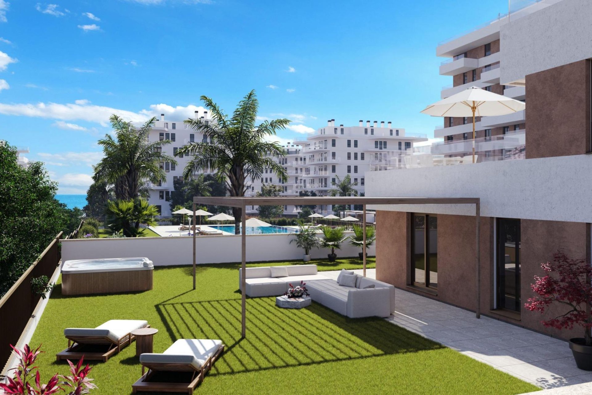 New Build - Ground floor apartment -
Villajoyosa - Playa del Torres