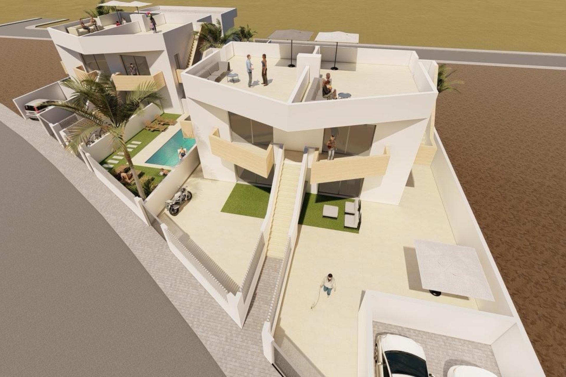 New Build - Semidetached -
Puerto de Mazarron - Mar De Plata