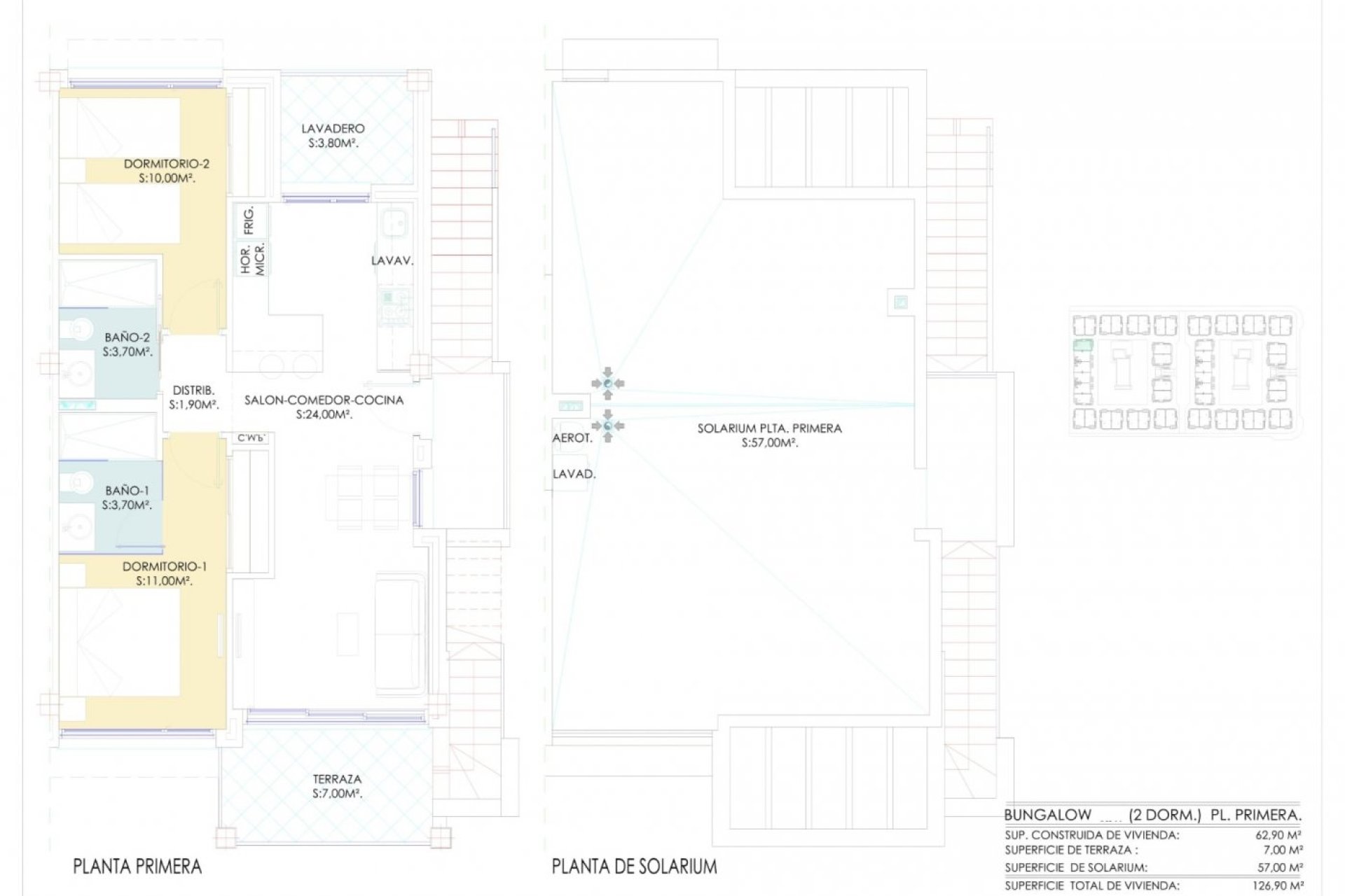 New Build - Top Floor Bungalow -
Torrevieja - Los Balcones