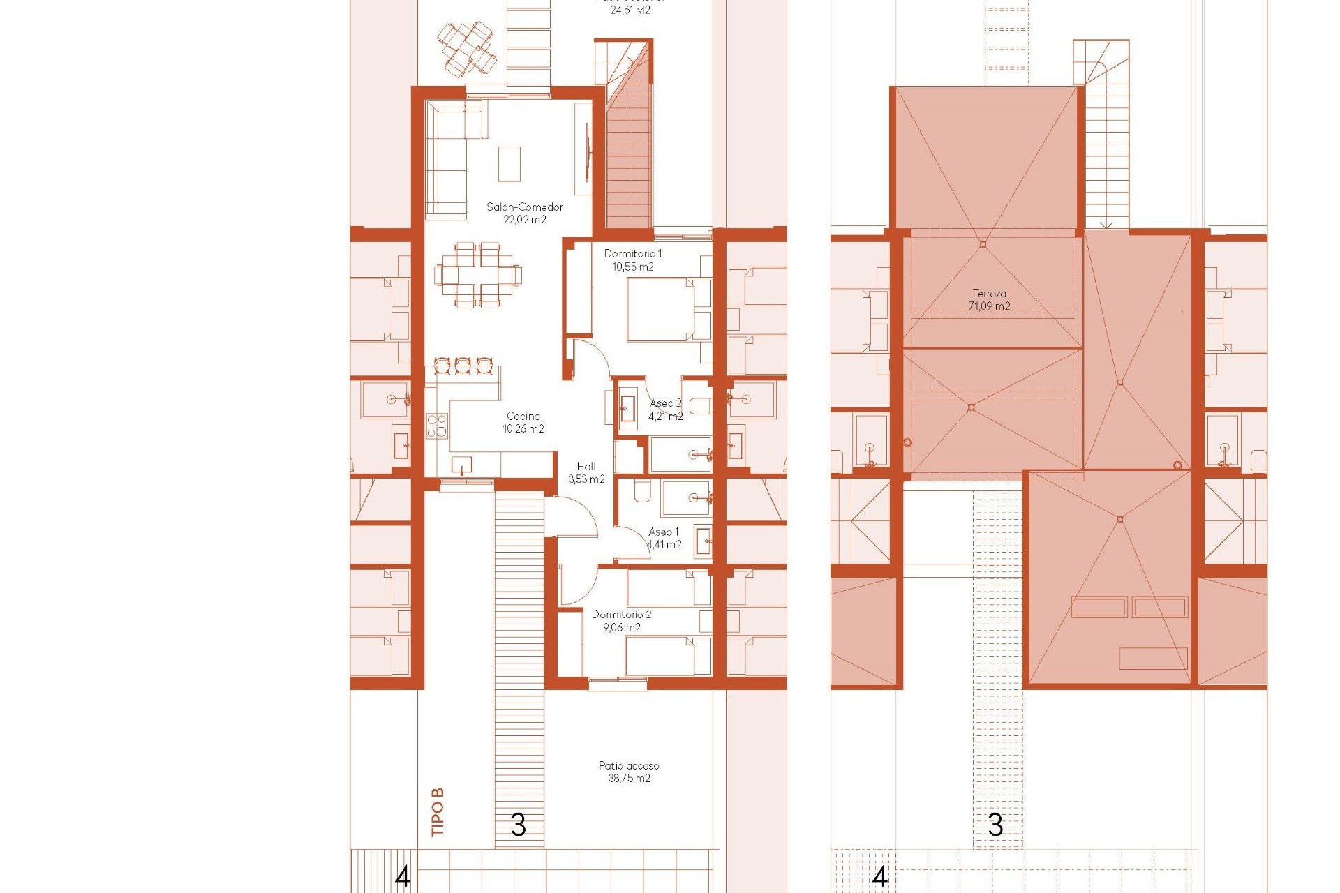 New Build - Townhouse -
Baños y Mendigo - Altaona Golf