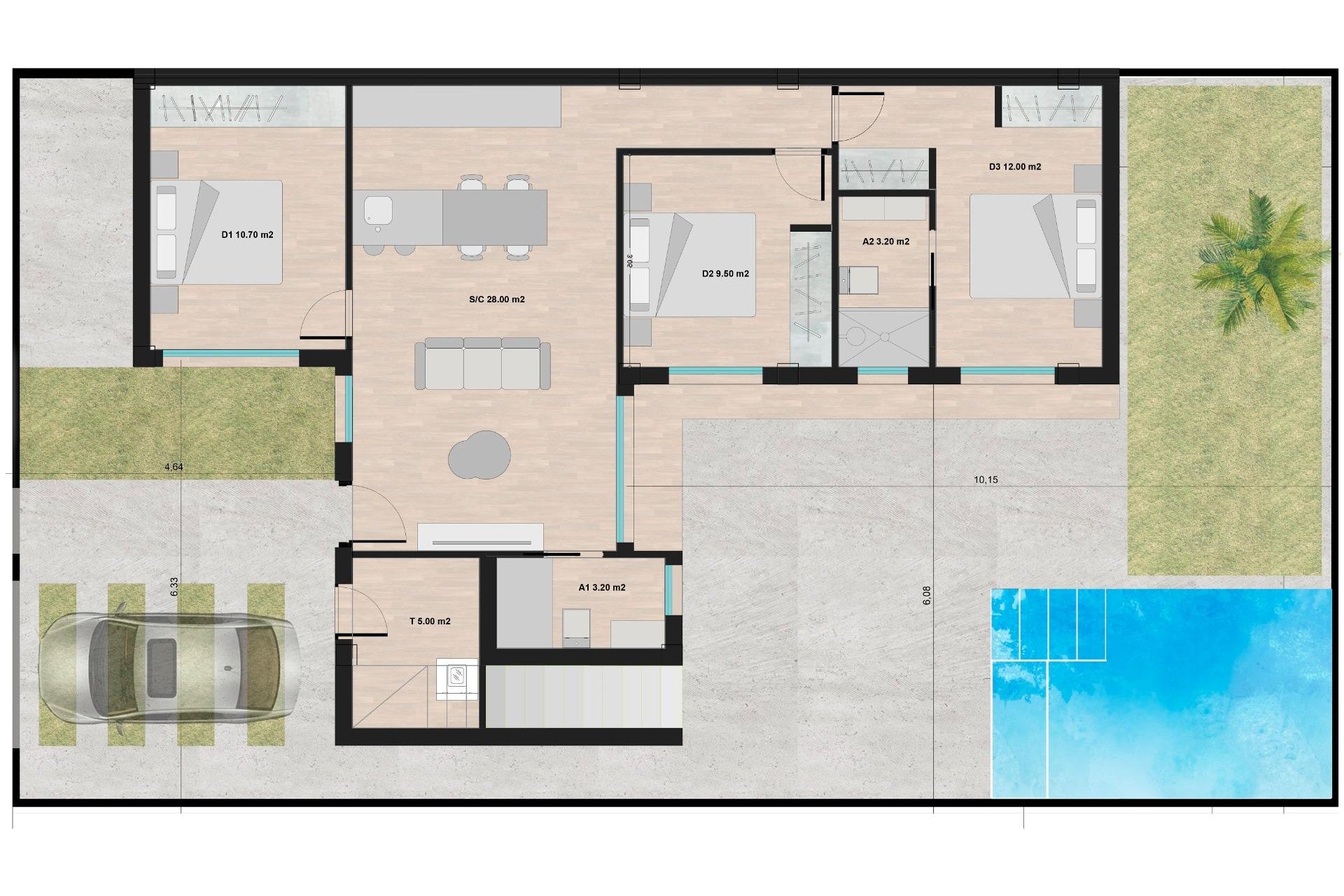 New Build - Villa -
Torre Pacheco - Roldán