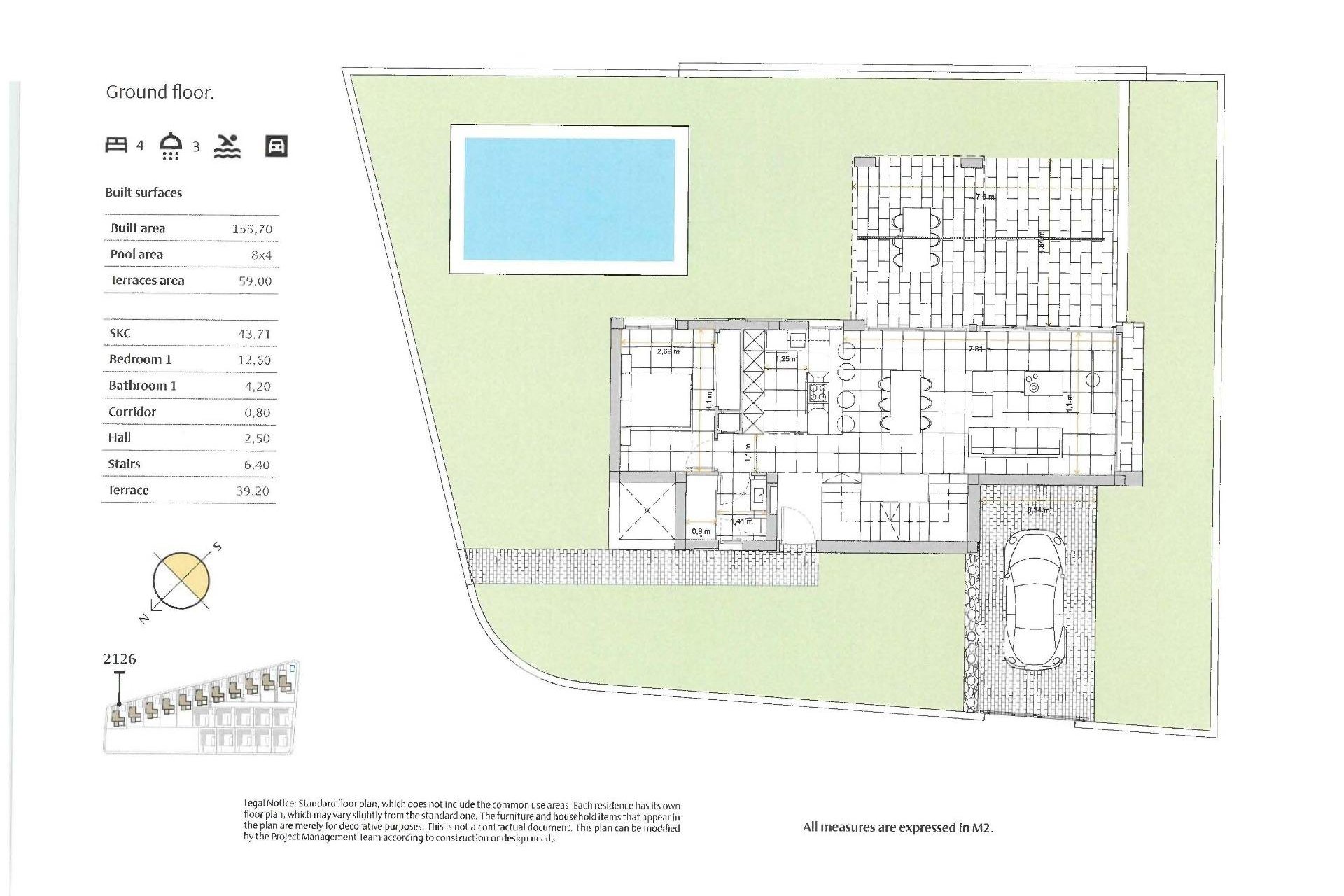 Nýbygging - Einbýlishús -
Algorfa - La Finca Golf