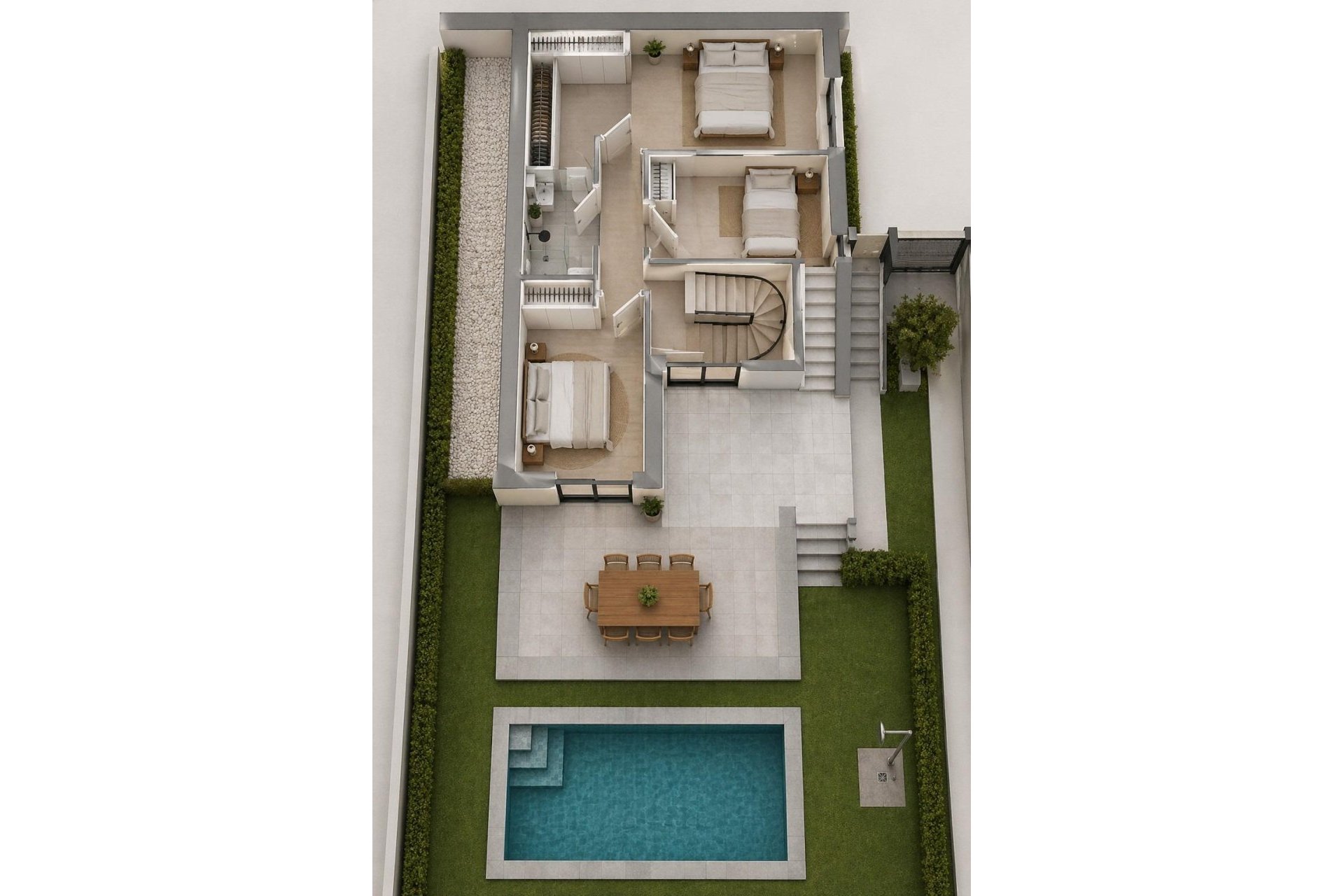 Nýbygging - Einbýlishús -
Mazarron - Country Club