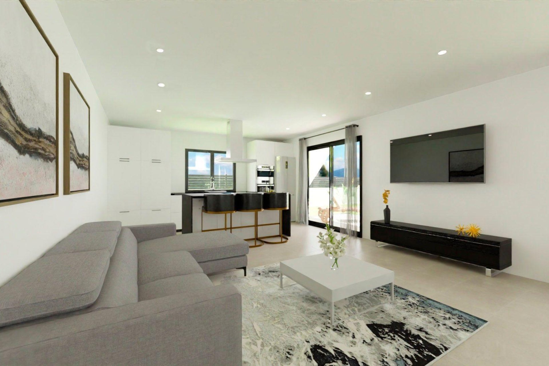 Nýbygging - Einbýlishús -
Monforte del Cid - La Capitana