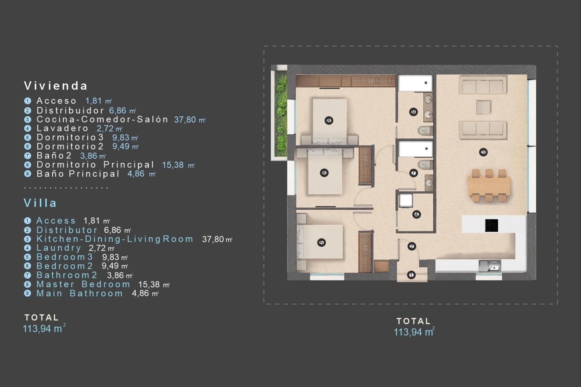 Nýbygging - Einbýlishús -
Orihuela Costa - Las Filipinas