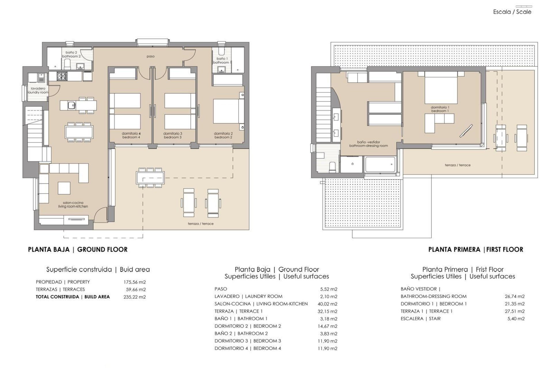 Nýbygging - Einbýlishús -
Orihuela - Vistabella Golf