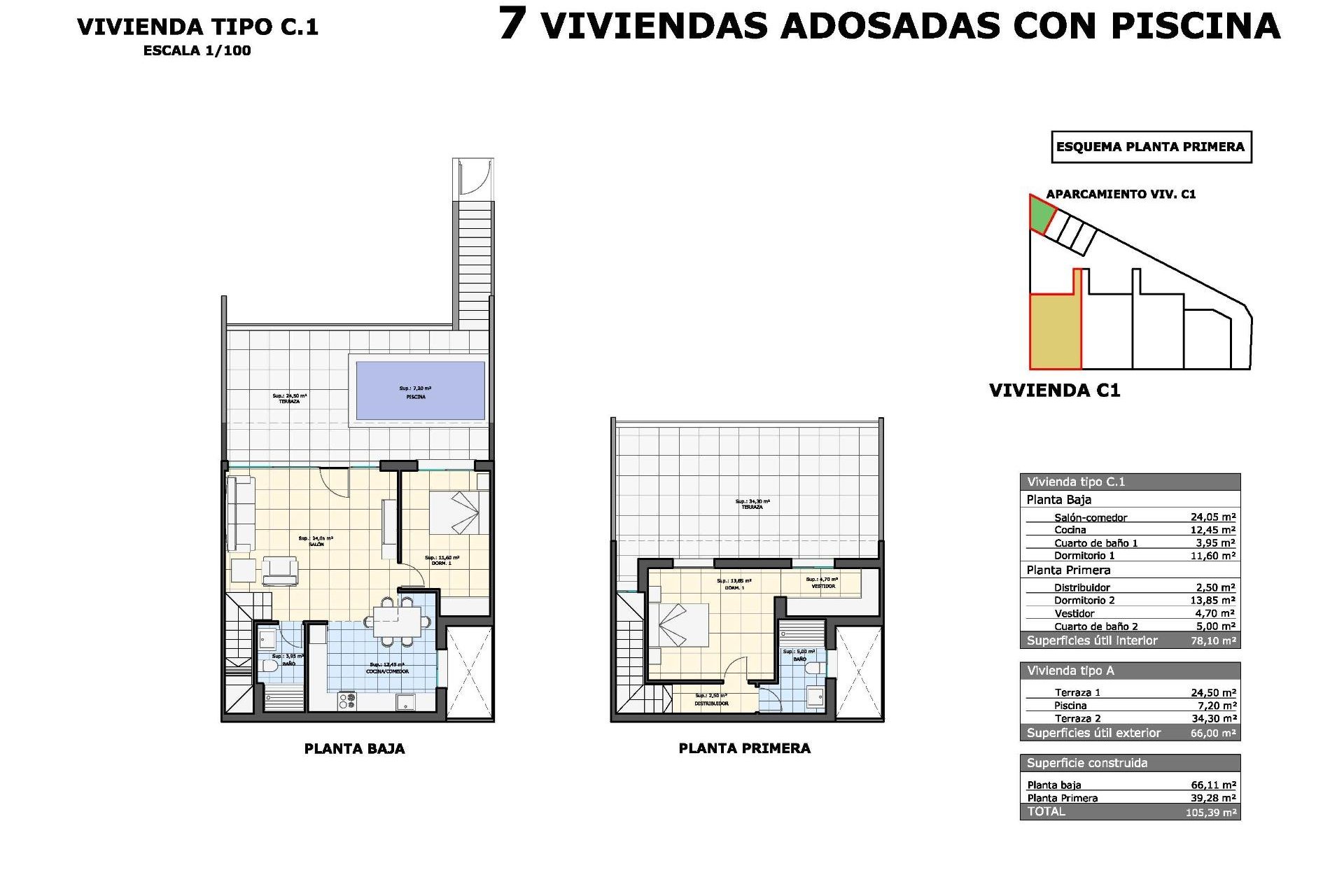 Nýbygging - Einbýlishús -
Pilar de la Horadada - pueblo