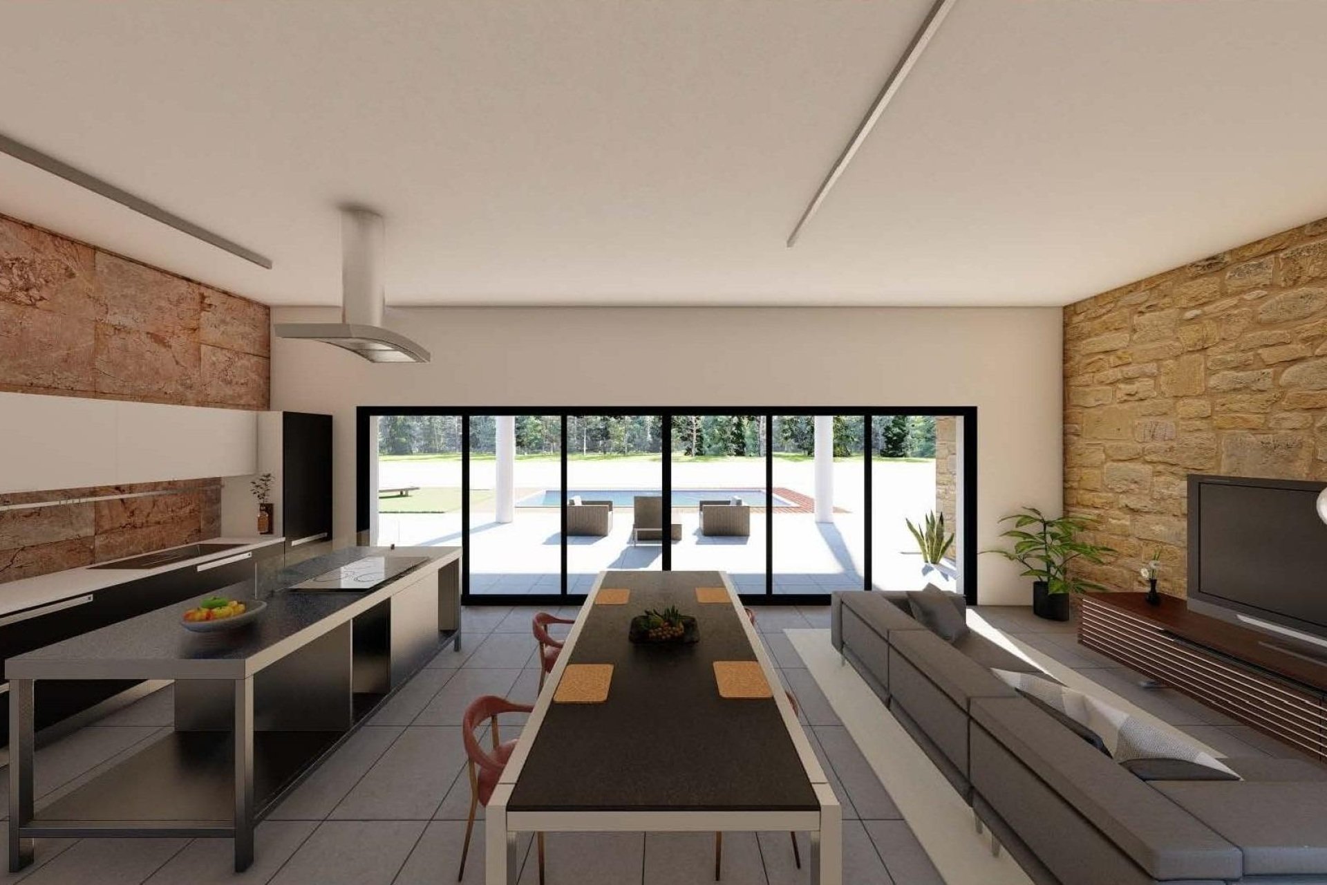 Nýbygging - Einbýlishús -
Pinoso - Campo