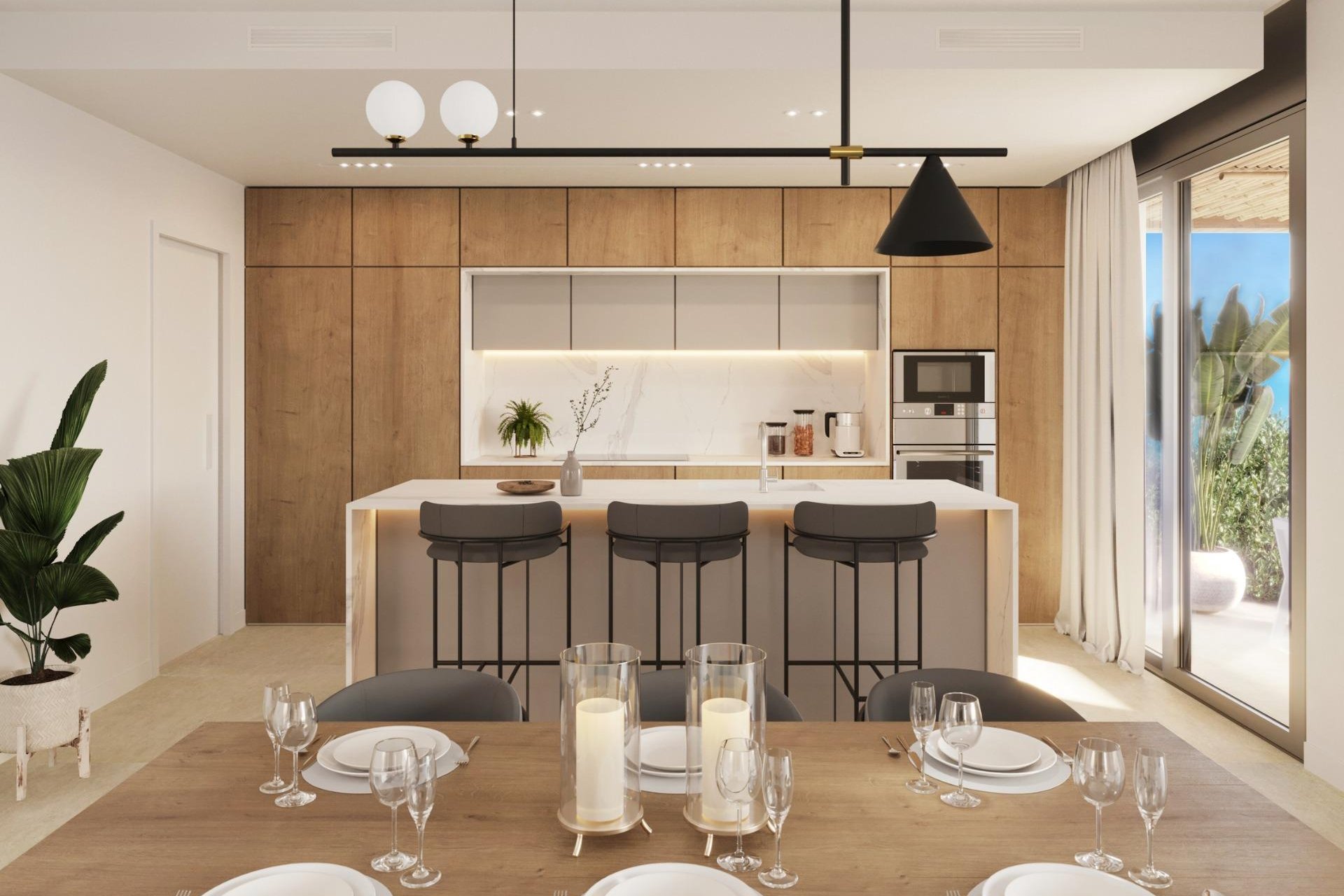 Nýbygging - Einbýlishús -
Polop - PAU 1