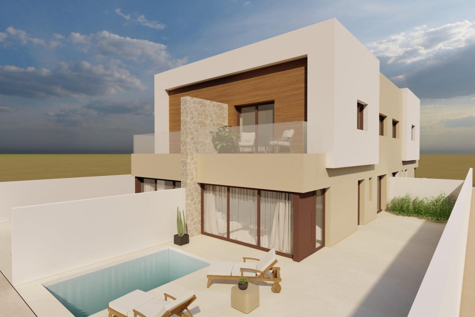 Nýbygging - Fjórbýlishús -
San Javier - pueblo