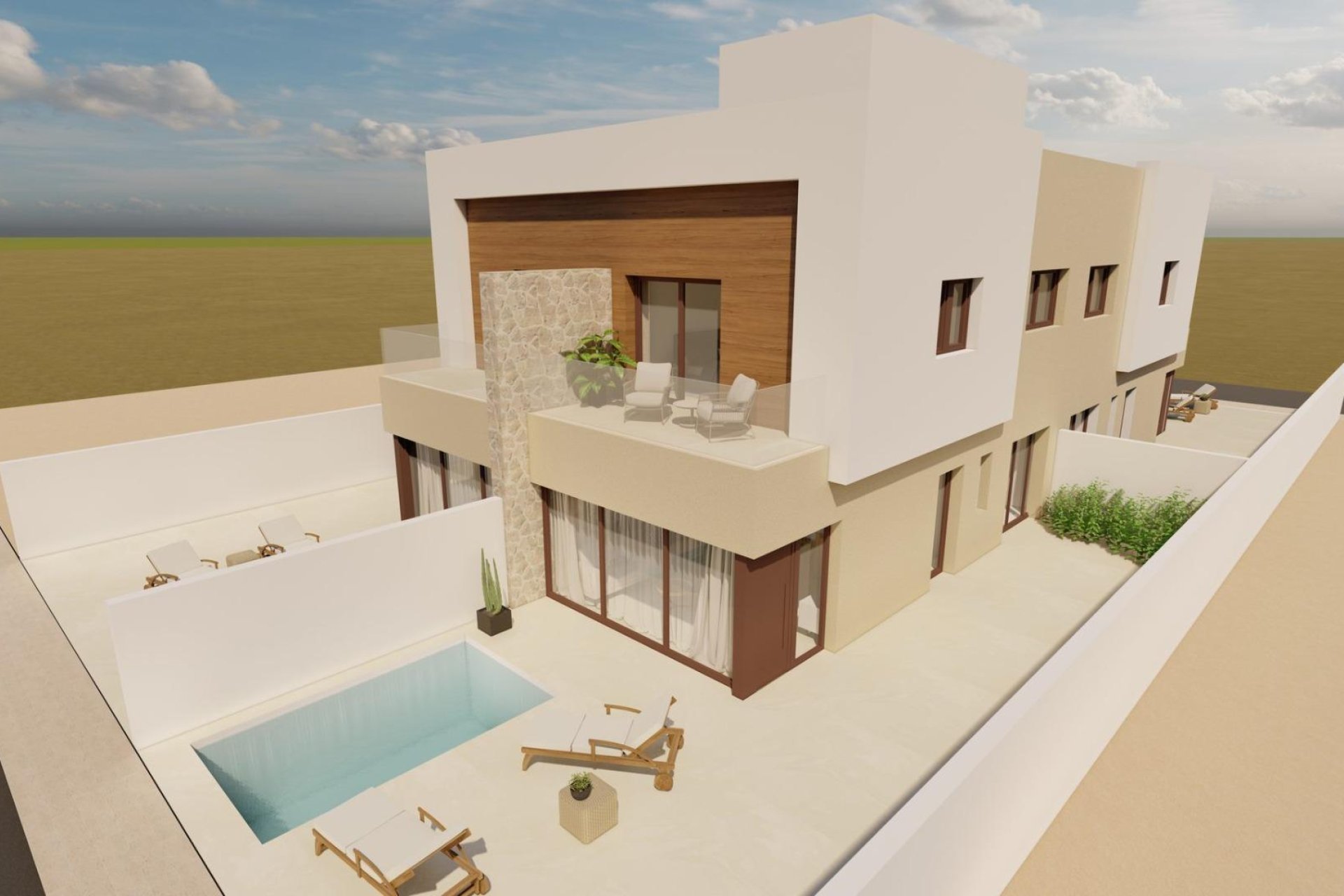 Nýbygging - Fjórbýlishús -
San Javier - pueblo