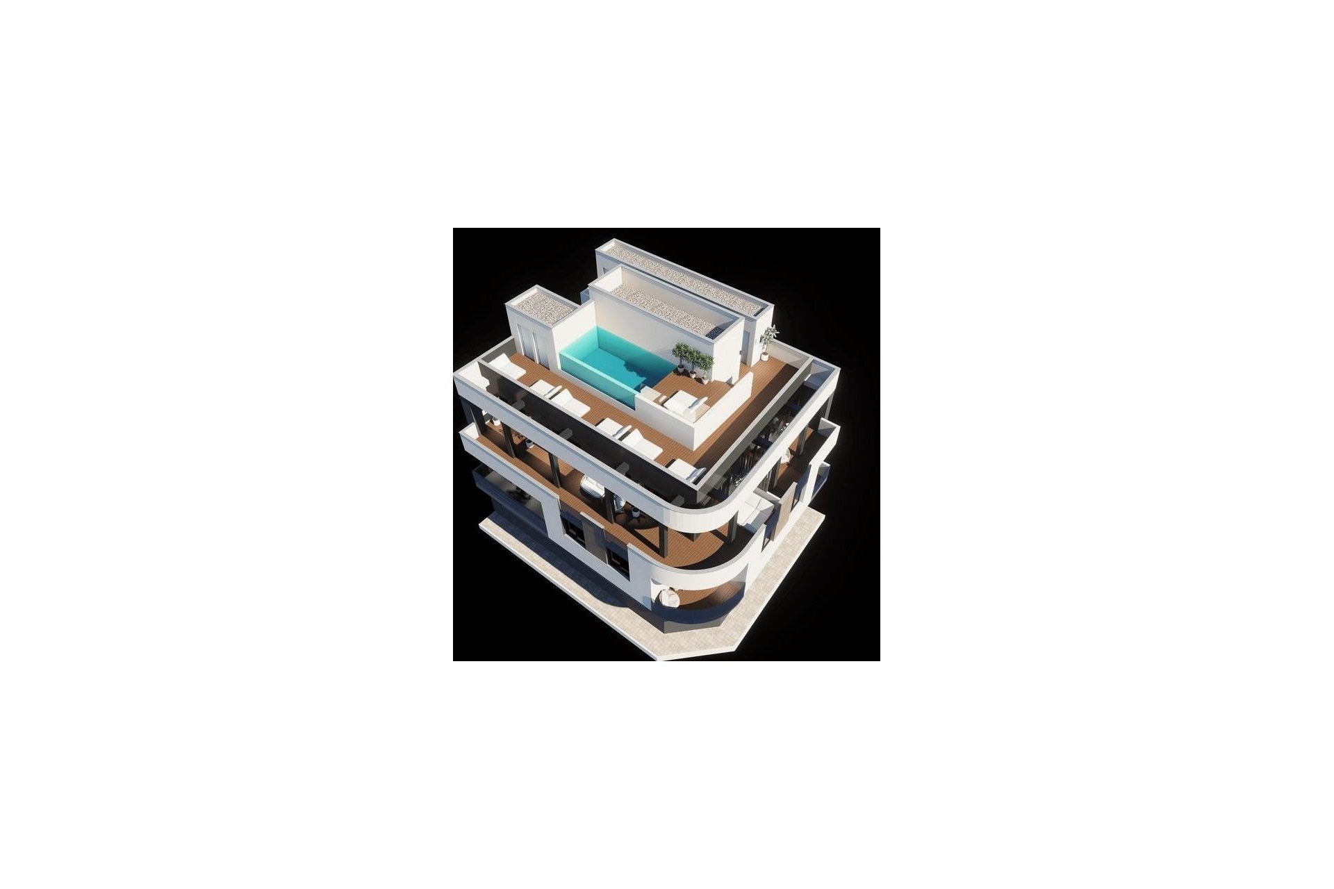 Nýbygging - Íbúð á jarðhæð -
Torrevieja - Centro