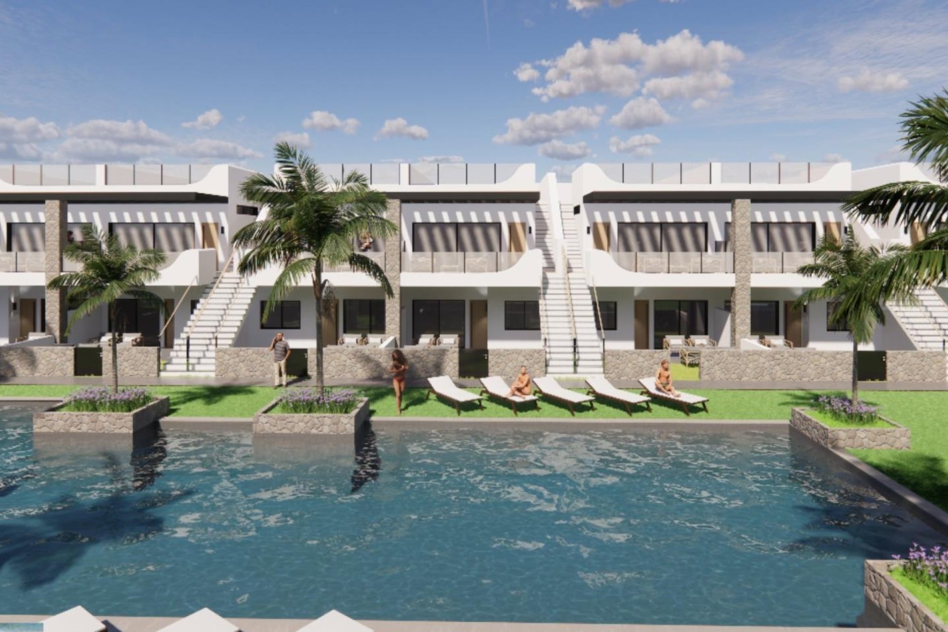 Nýbygging - Íbúð á jarðhæð -
Torrevieja - Punta Prima