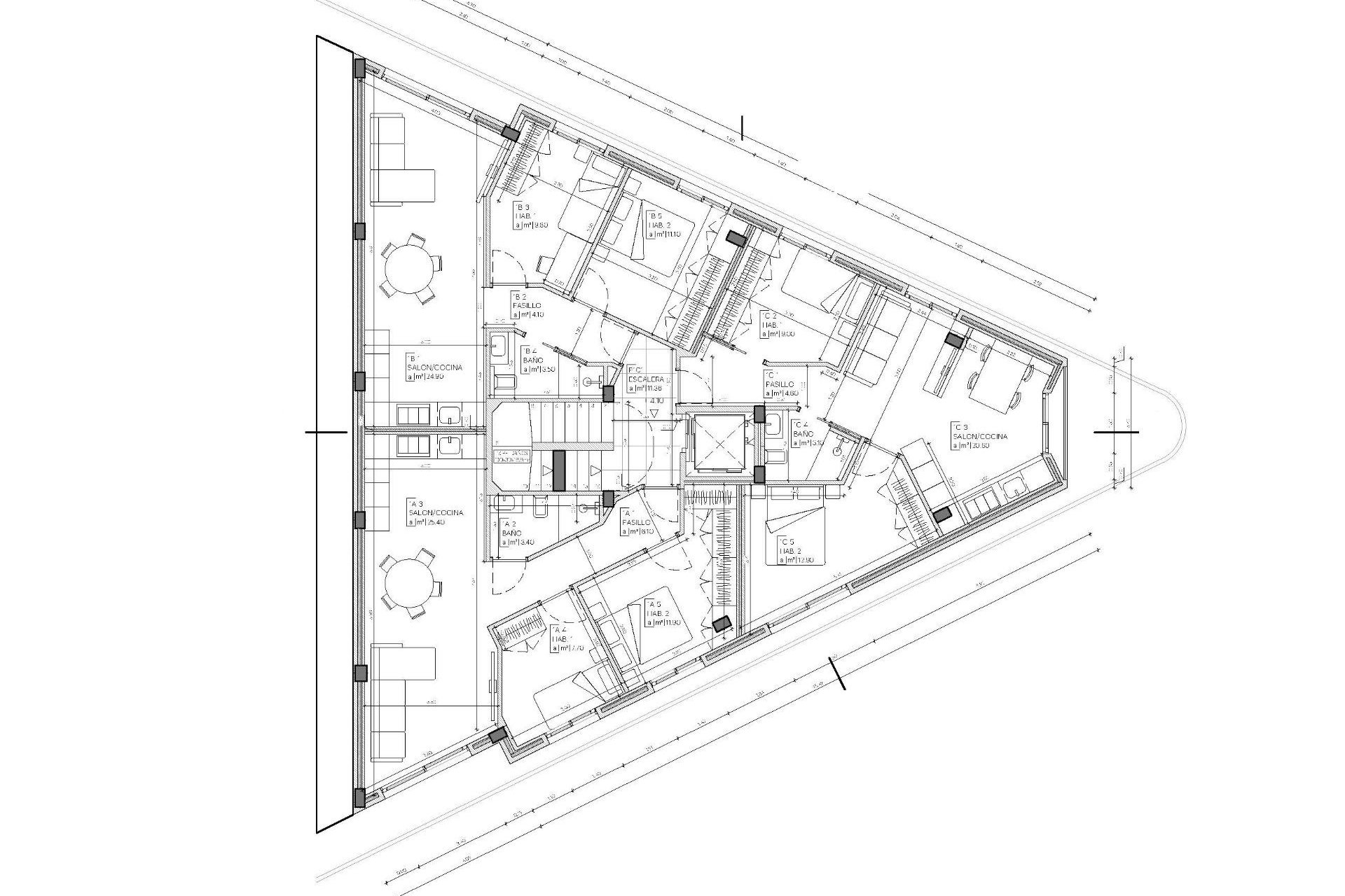 Nýbygging - Íbúð -
Mazarron - pueblo