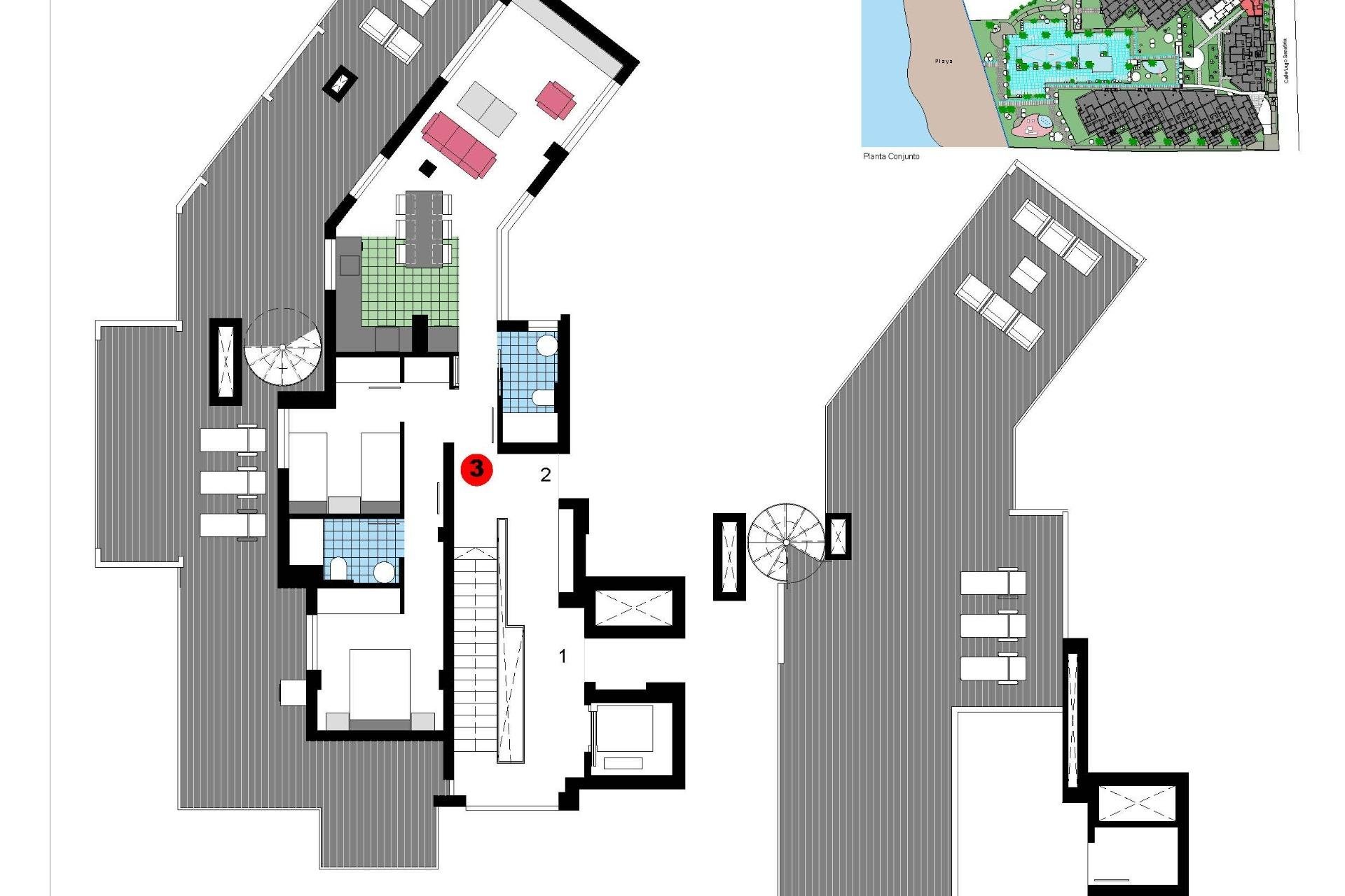 Nýbygging - Þakíbúð -
Denia - L´Estanyó (Marinas)