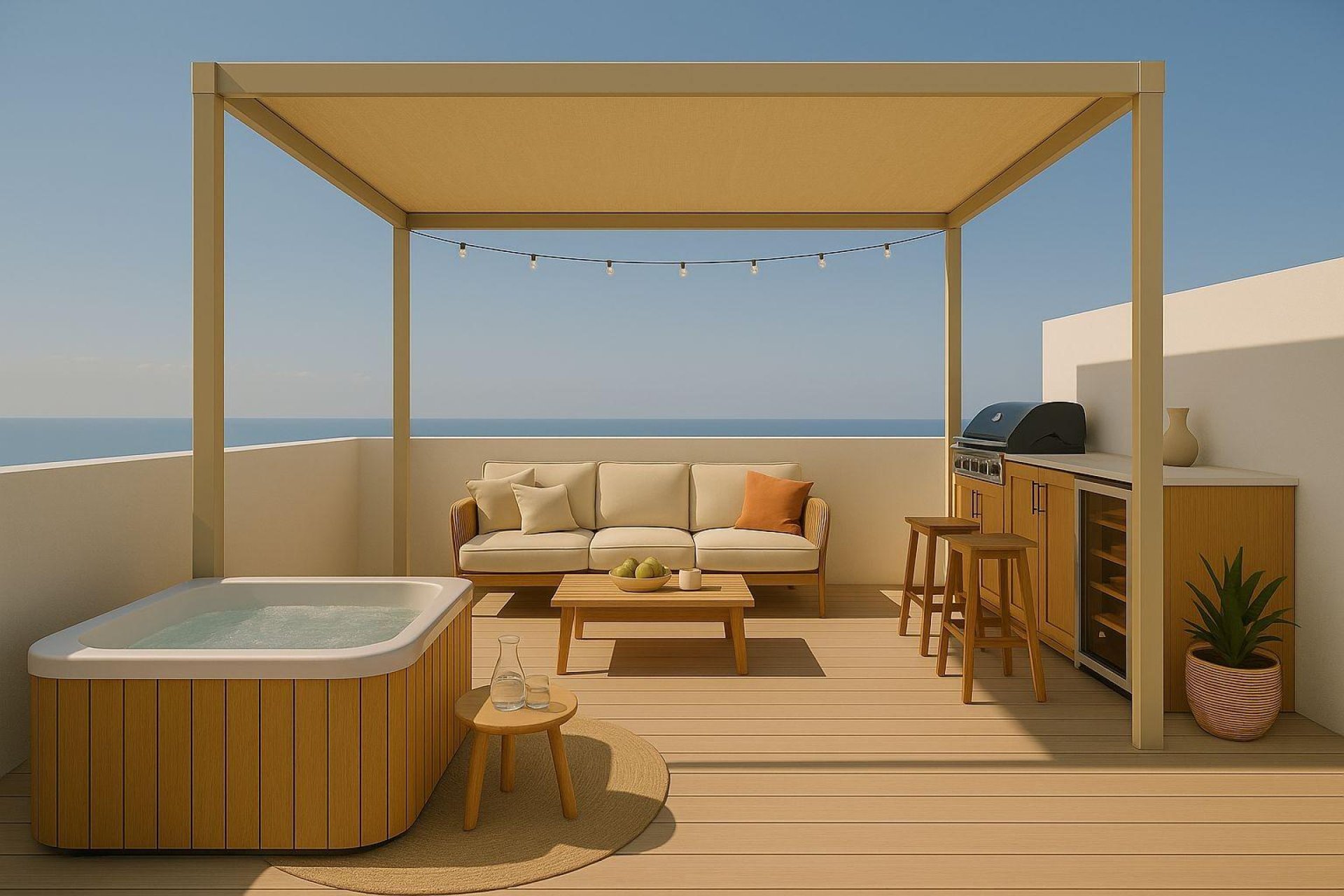 Nýbygging - Þakíbúð -
Guardamar del Segura - Pueblo