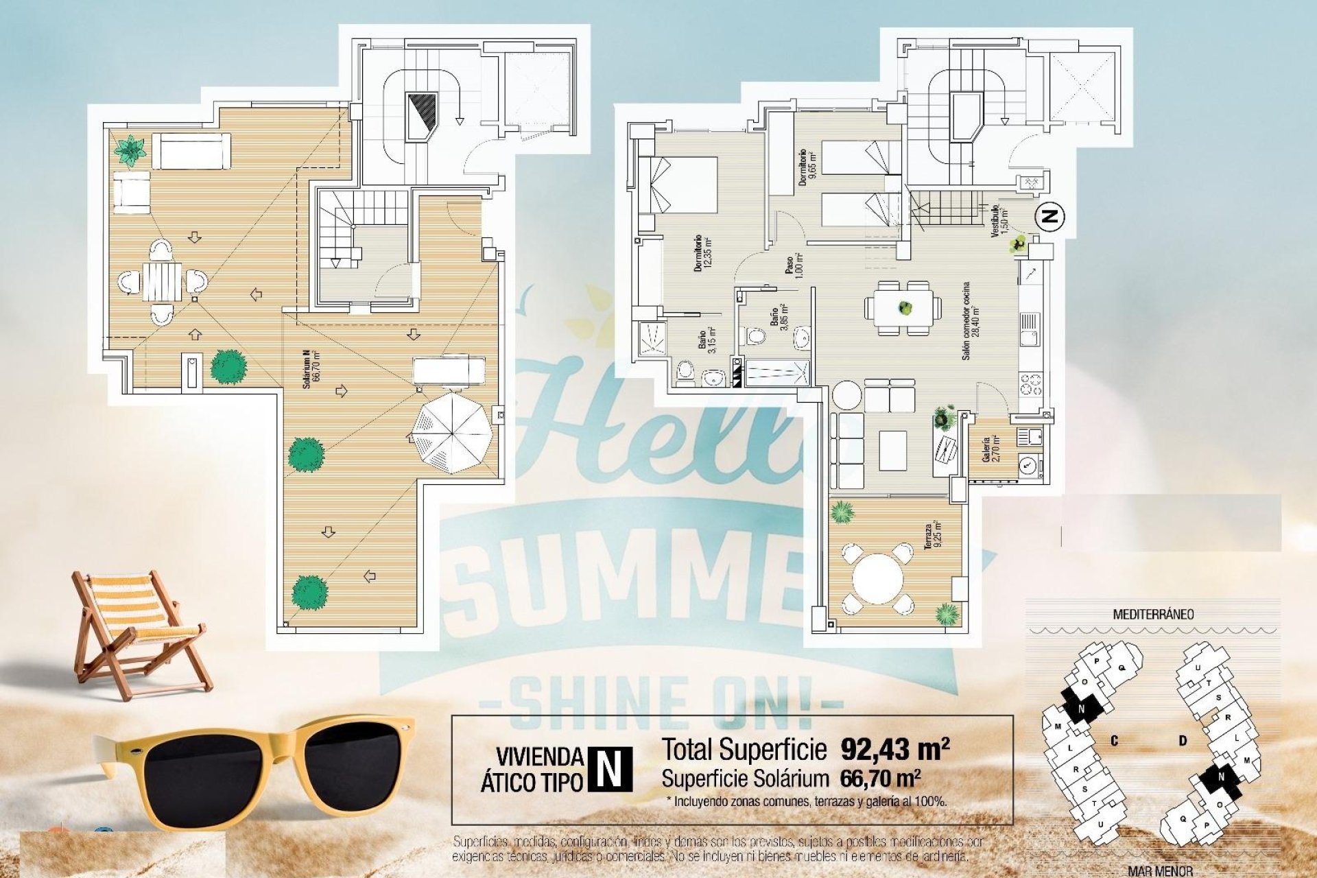 Nýbygging - Þakíbúð -
La Manga del Mar Menor - La Manga