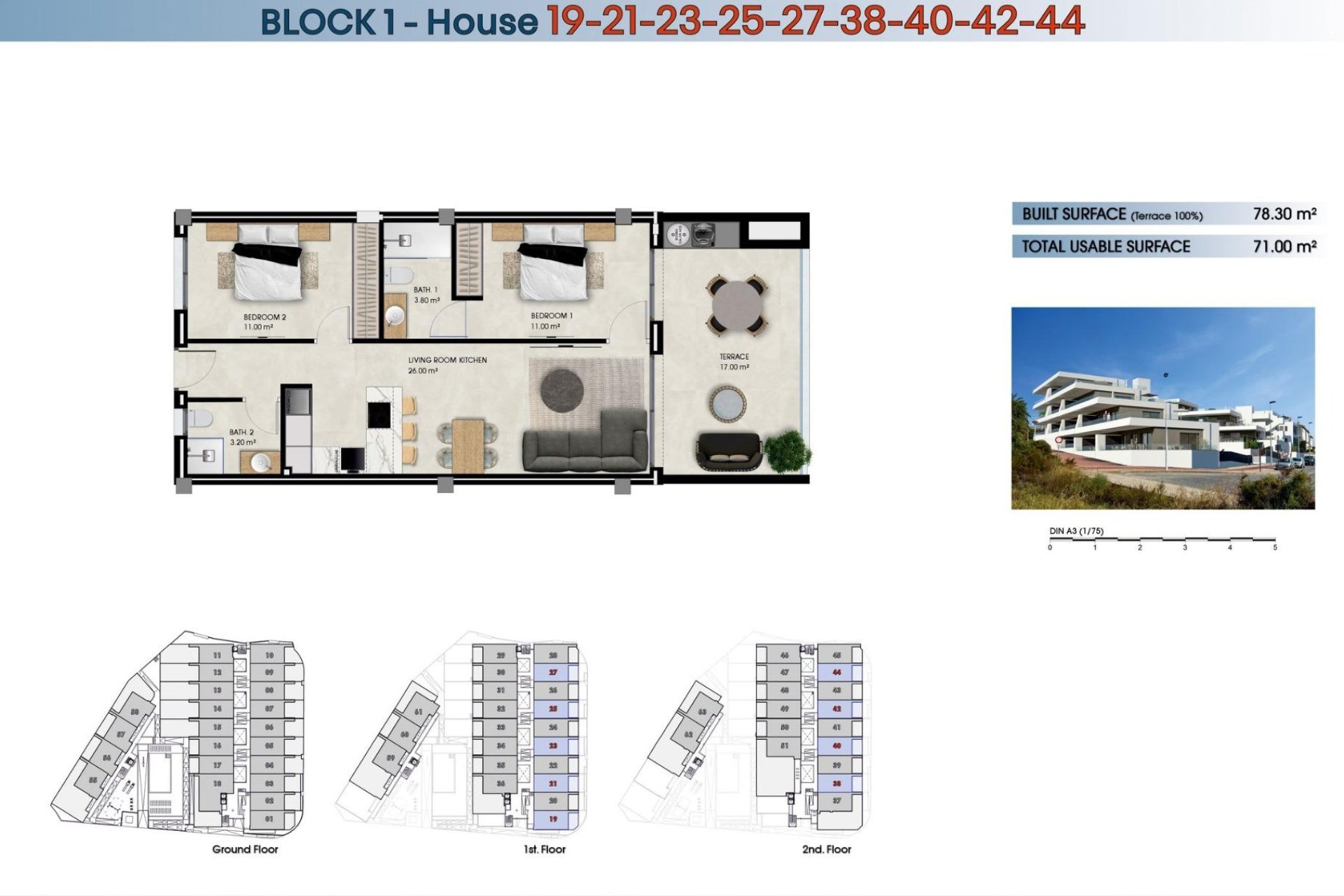 Nýbygging - Þakíbúð -
La Marina - La Marina del Pinet
