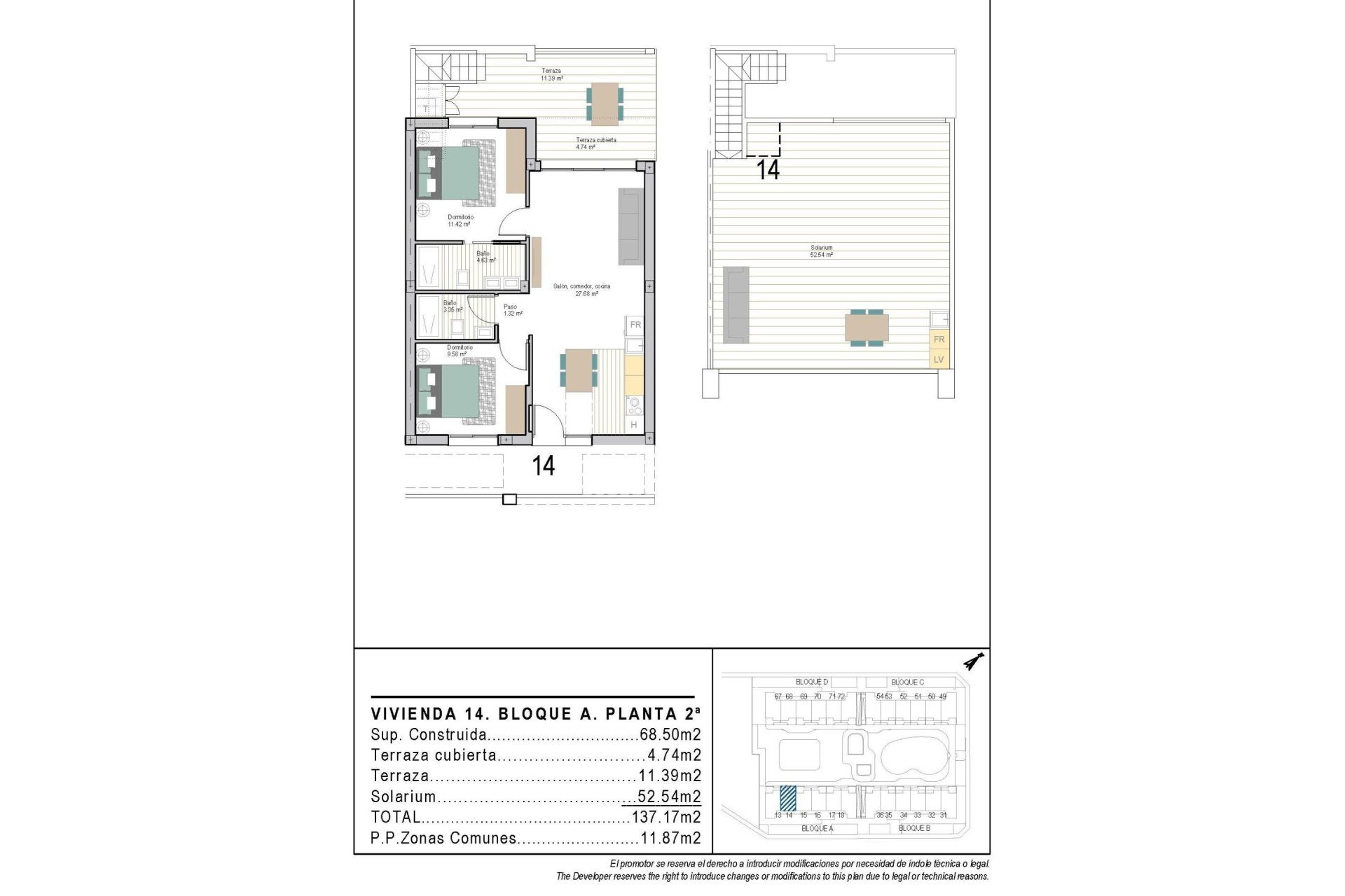 Nýbygging - Þakíbúð -
Torre Pacheco - San Cayetano