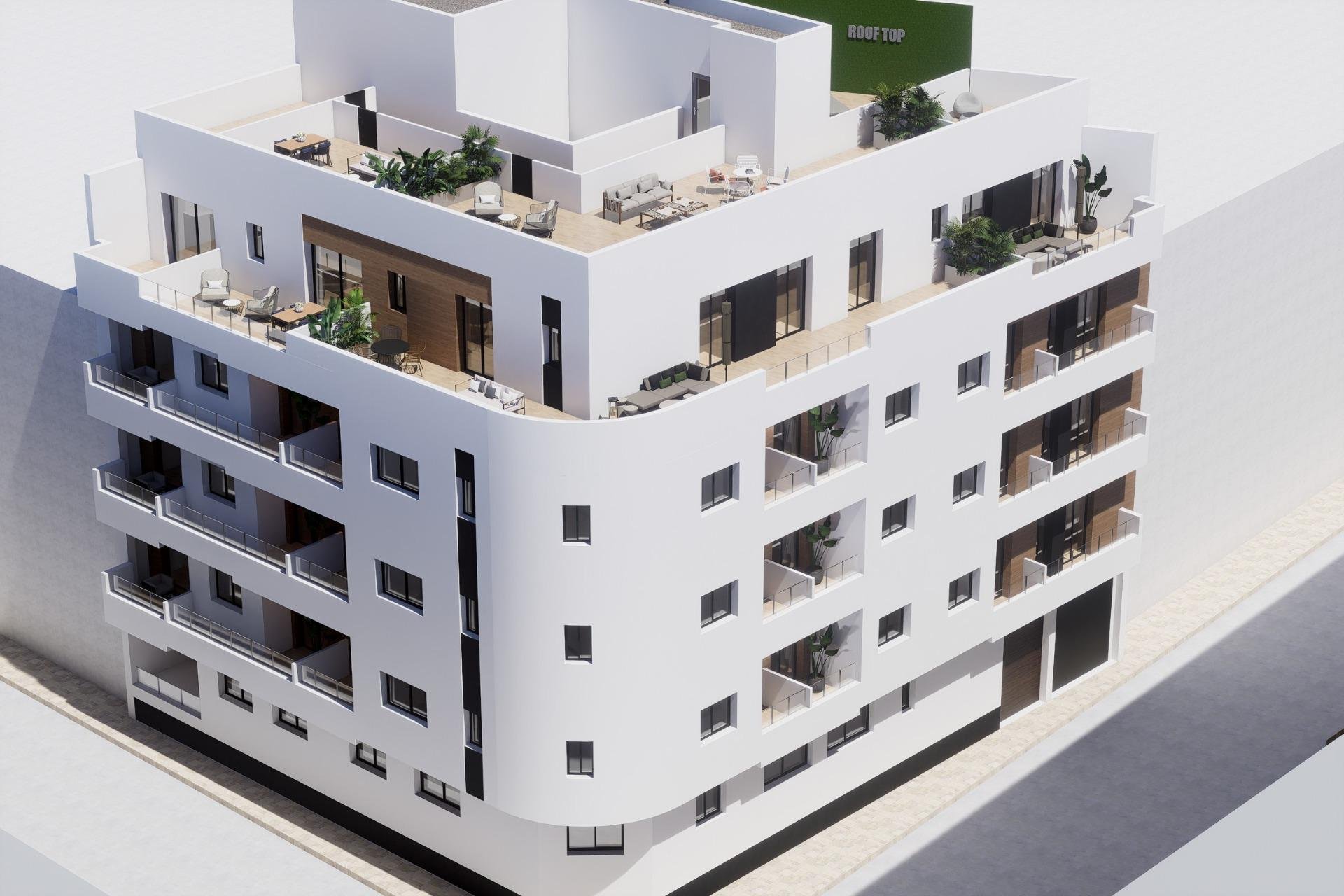 Nýbygging - Þakíbúð -
Torrevieja - pueblo