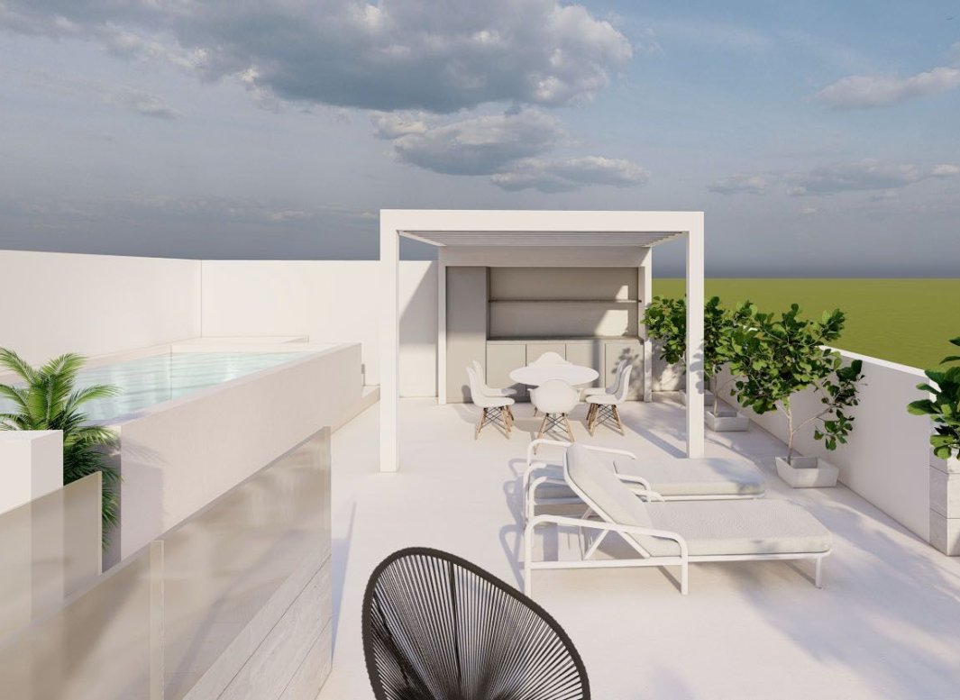 Nýbygging - Top Floor Bungalow -
Pilar de la Horadada - pueblo