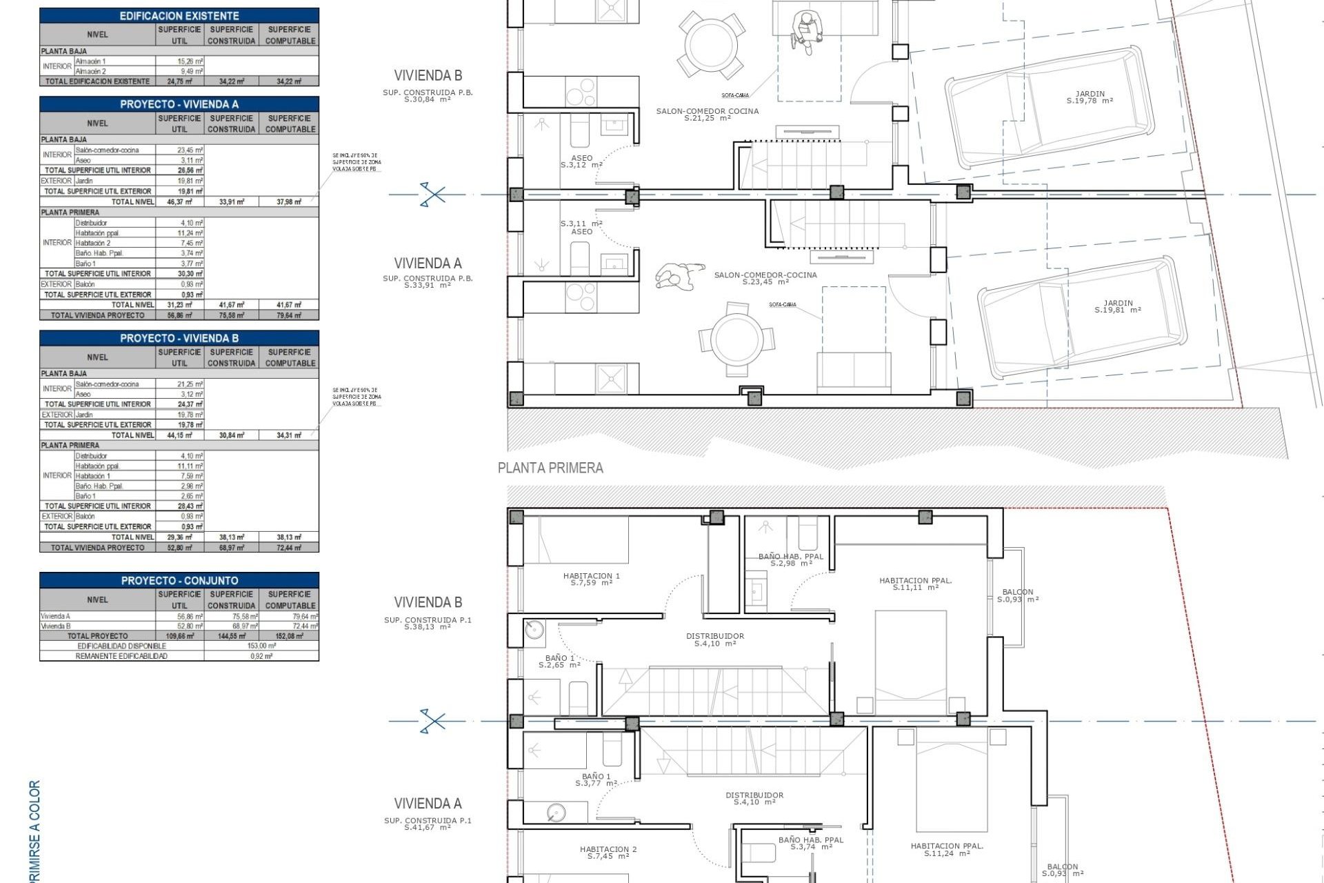 Obra nueva - Adosado -
Cartagena - La Azohía