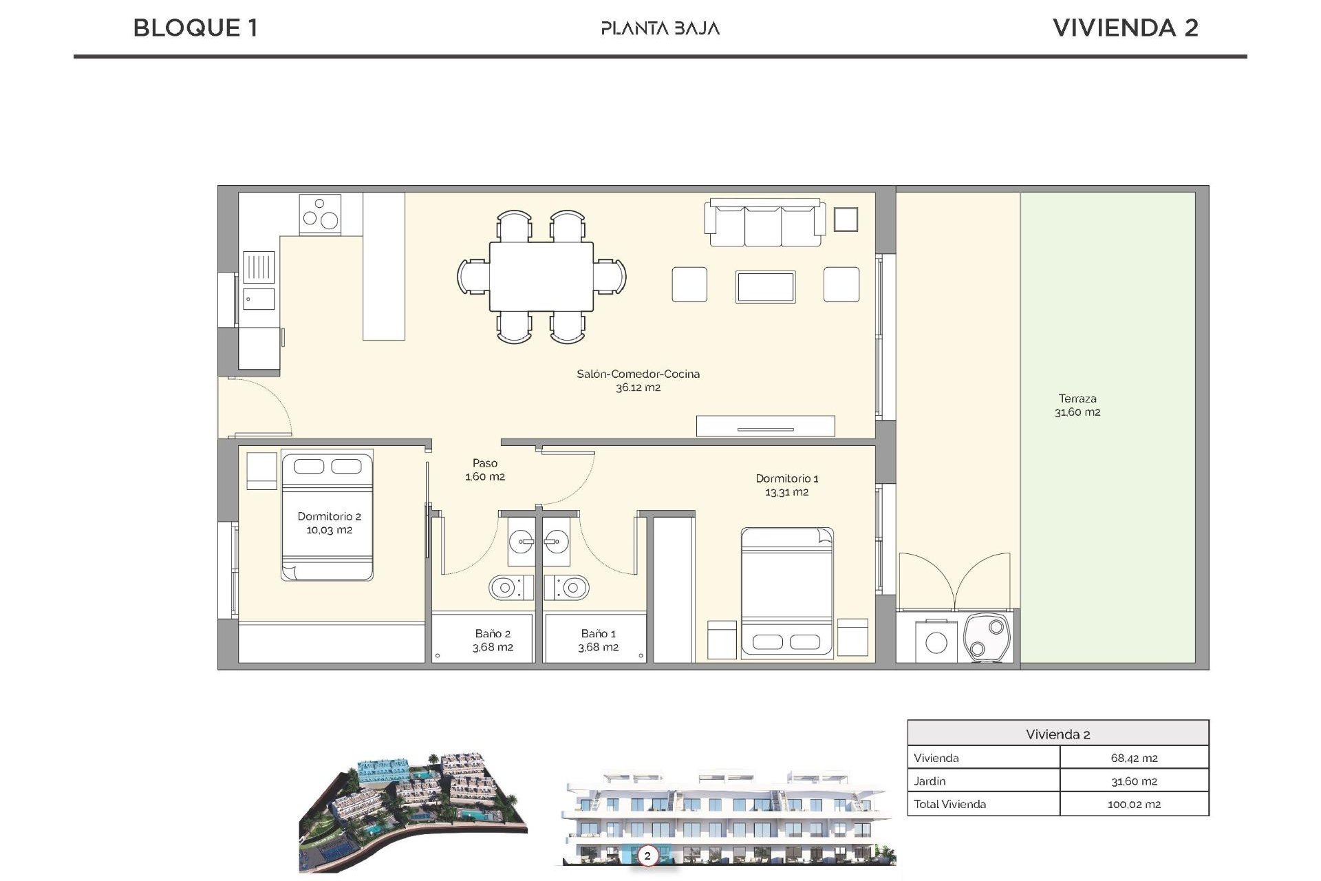 Obra nueva - Apartamento/ piso -
Finestrat - Puig Campana Golf