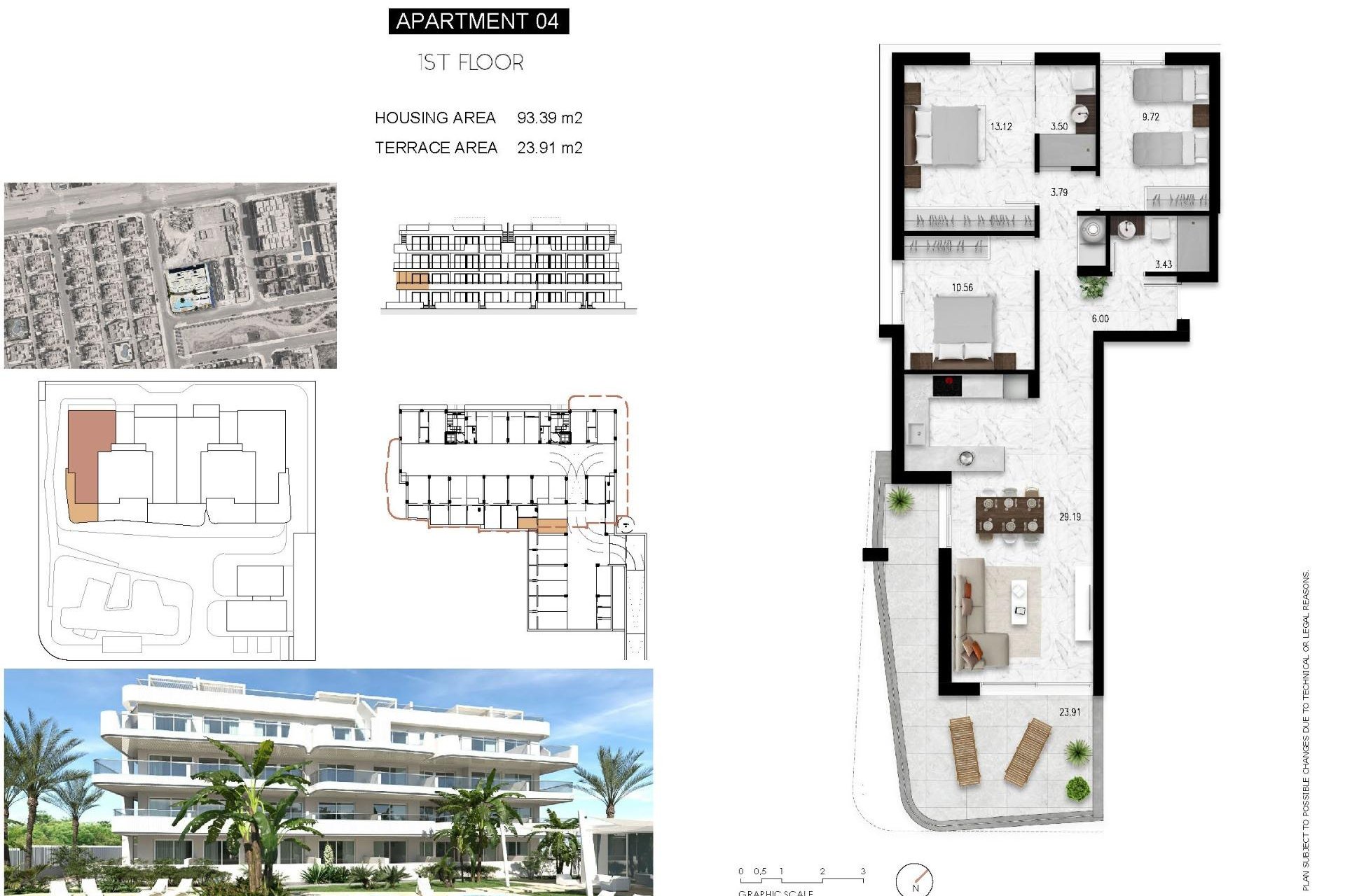 Obra nueva - Apartamento/ piso -
Orihuela Costa - Lomas de Cabo Roig