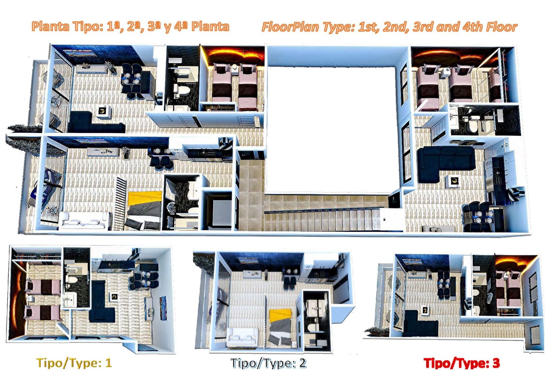 Obra nueva - Apartamento/ piso -
Torrevieja - Centro