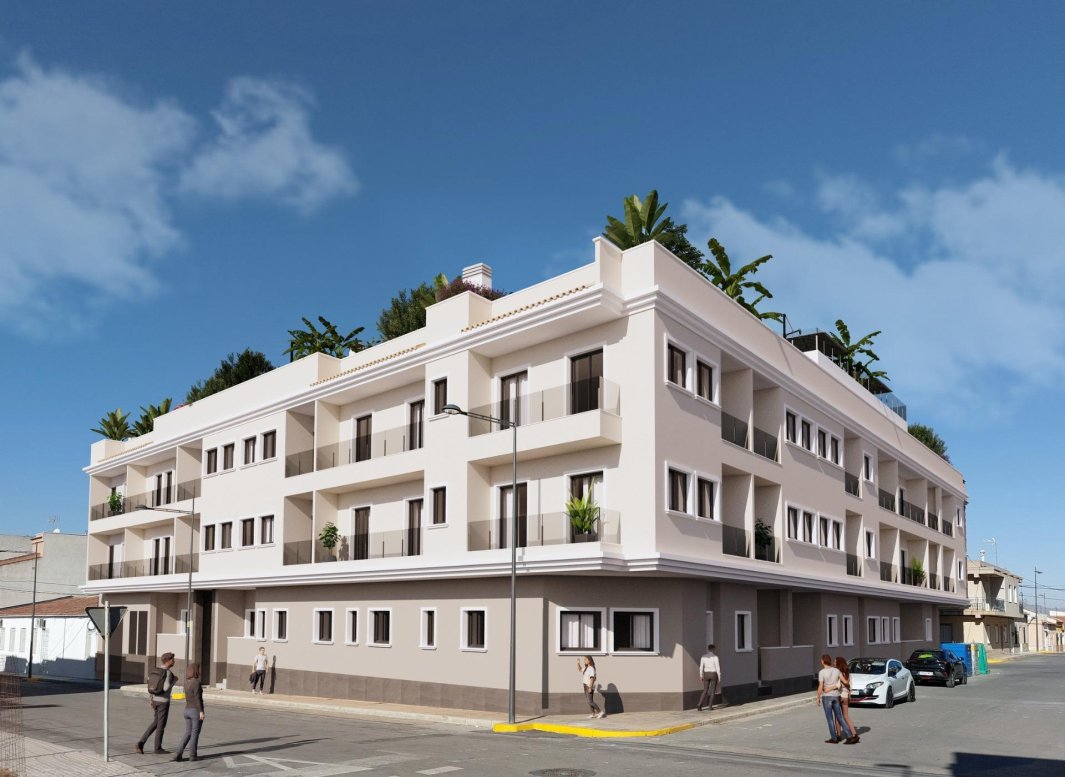 Obra nueva - Apartamento planta baja -
Algorfa - Pueblo