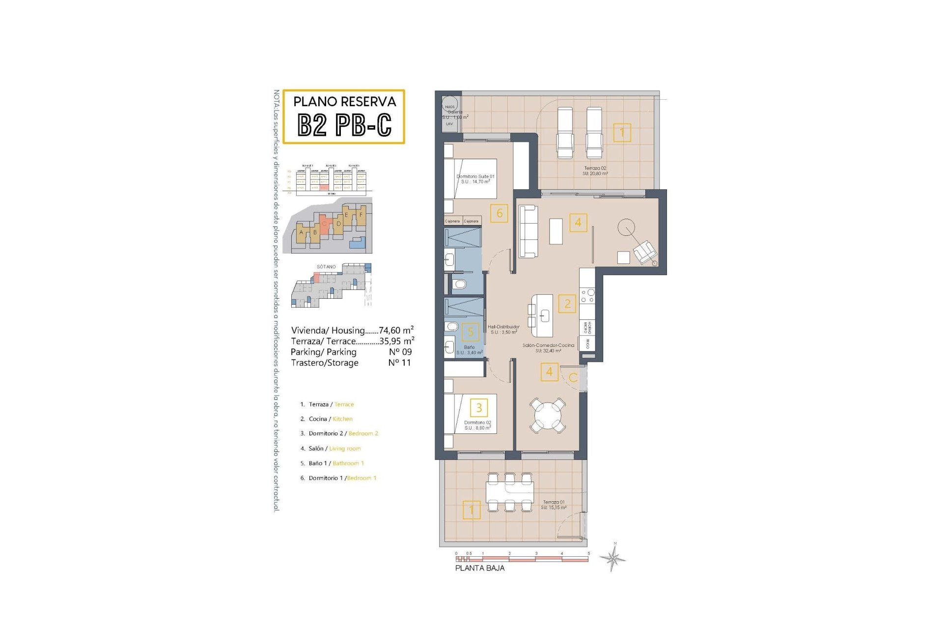 Obra nueva - Apartamento planta baja -
Los Alcazares - Serena Golf