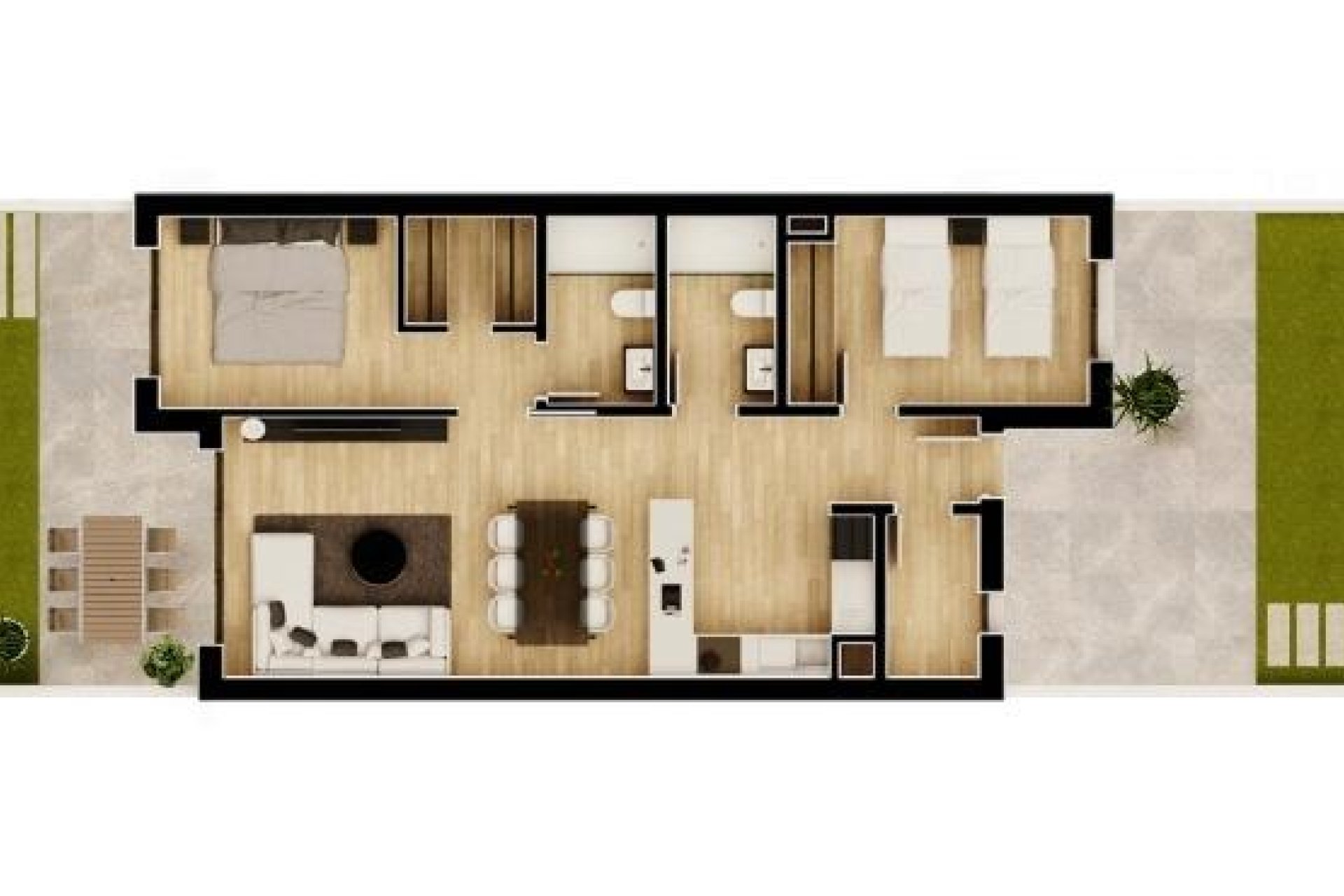 Obra nueva - Apartamento planta baja -
Monforte del Cid - Alenda Golf