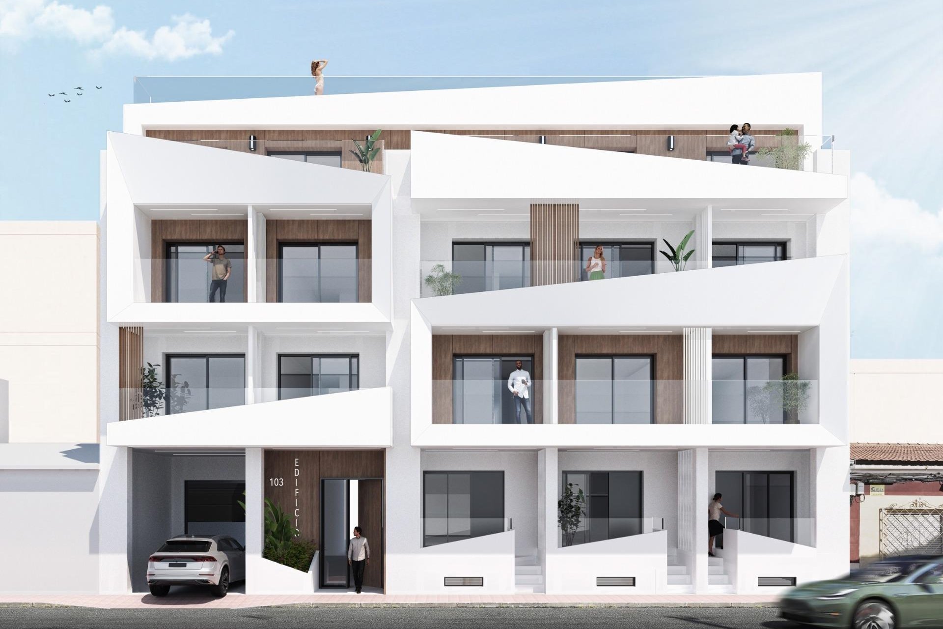 Obra nueva - Apartamento planta baja -
Torrevieja - Playa de El Cura