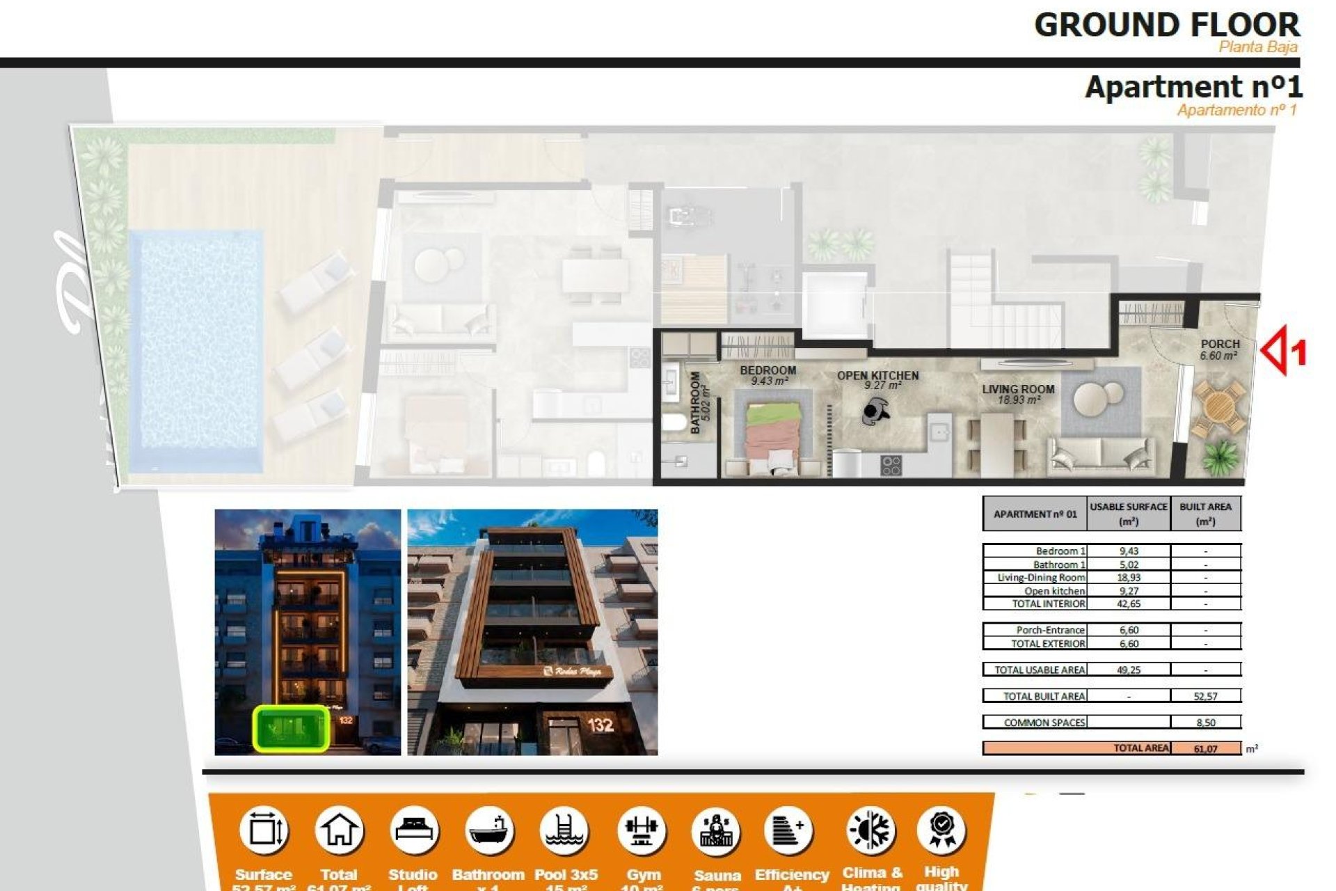 Obra nueva - Apartamento planta baja -
Torrevieja - Playa de El Cura