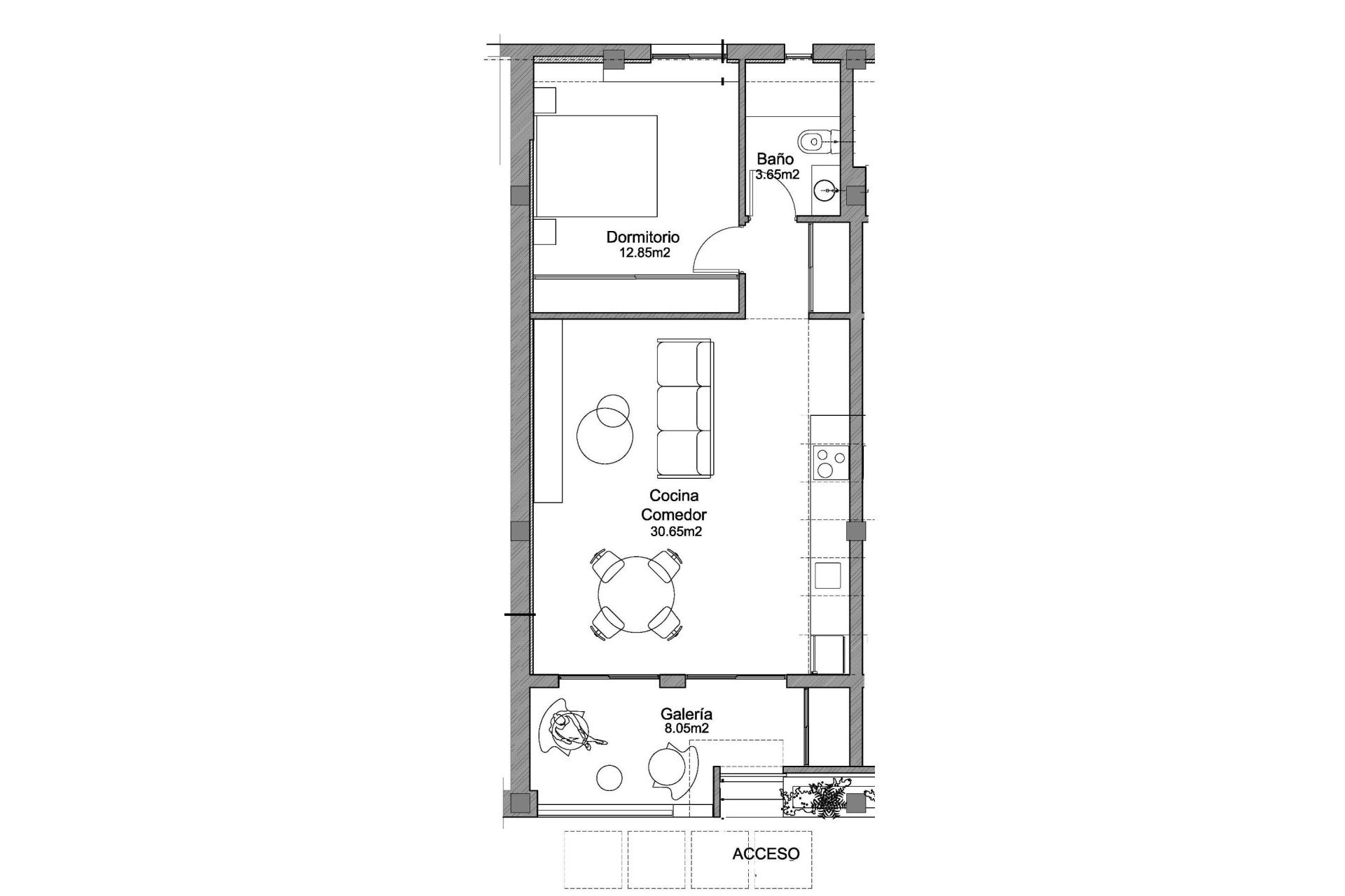 Obra nueva - Apartamento planta baja -
Torrevieja - Playa Los Naufragos