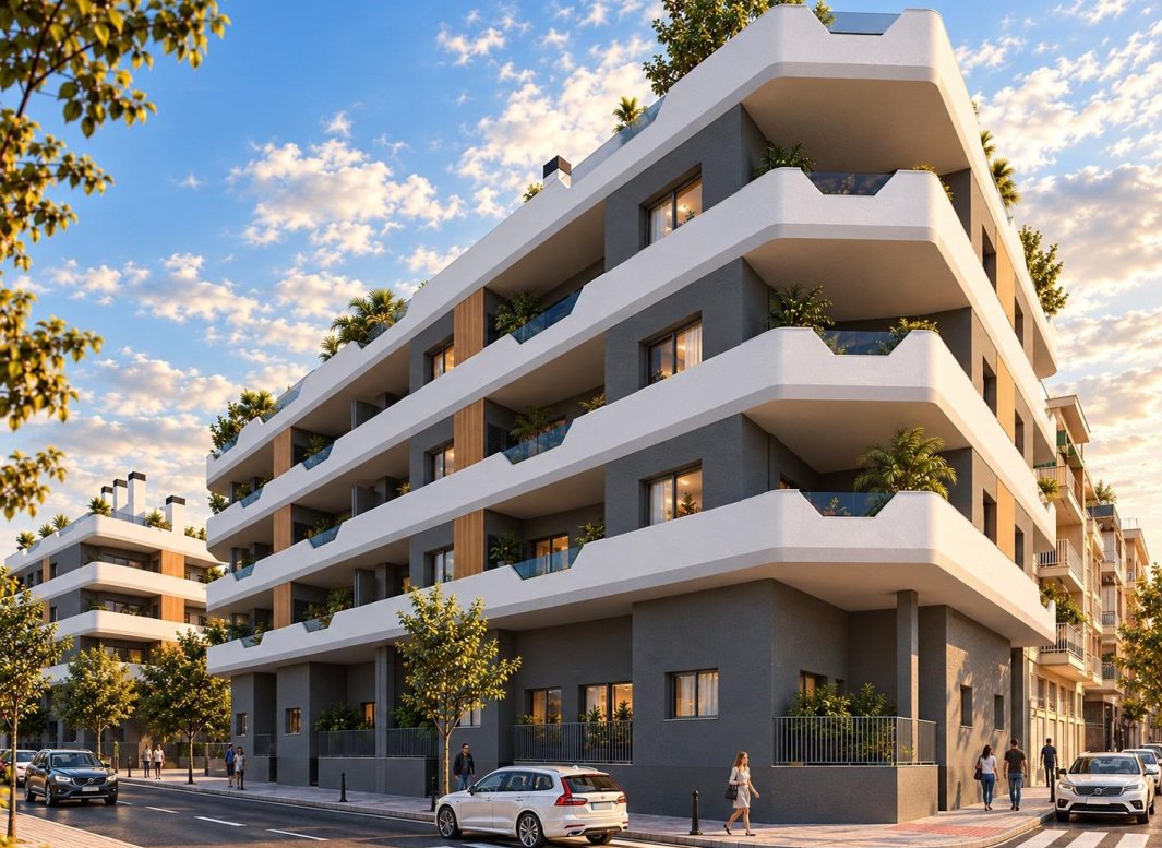 Obra nueva - Apartamento -
Santa Pola - Estacion de autobuses