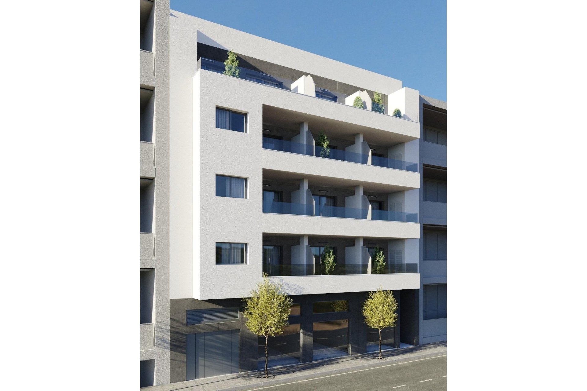 Obra nueva - Apartamento -
Torrevieja - Centro